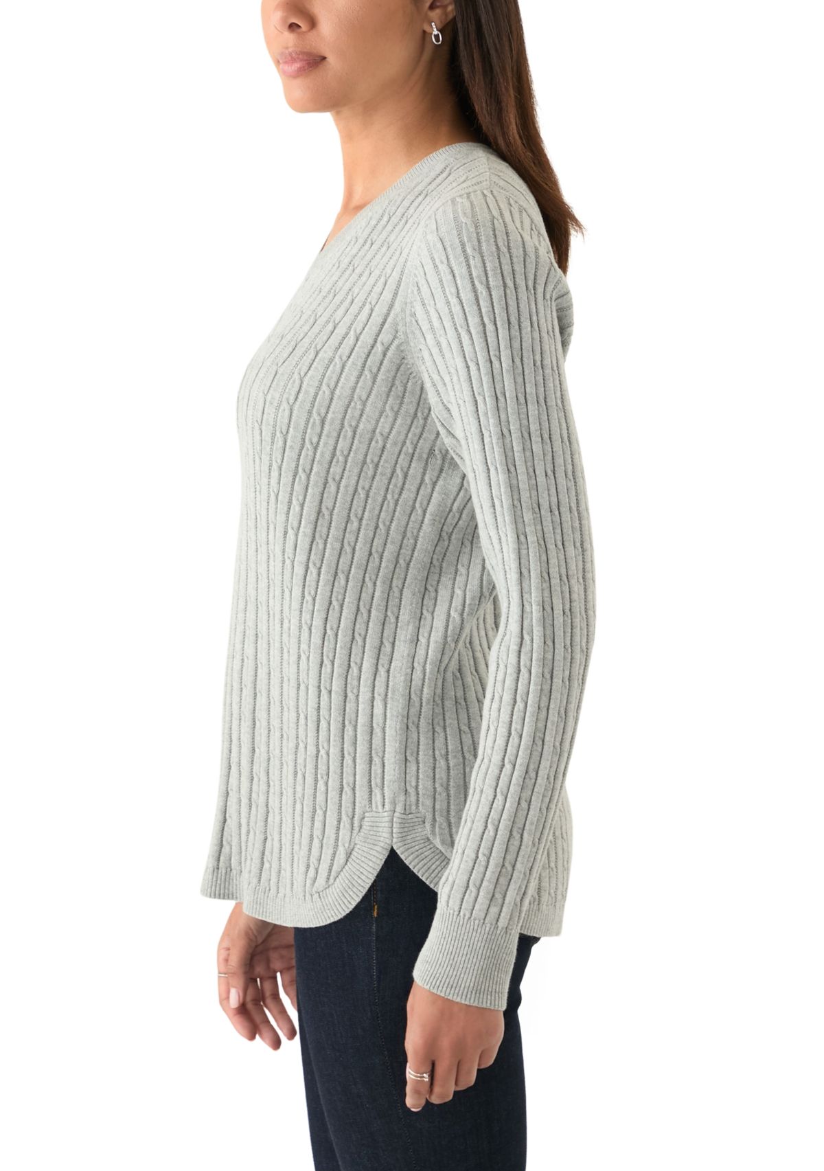 Womens Cable Knit Sweater