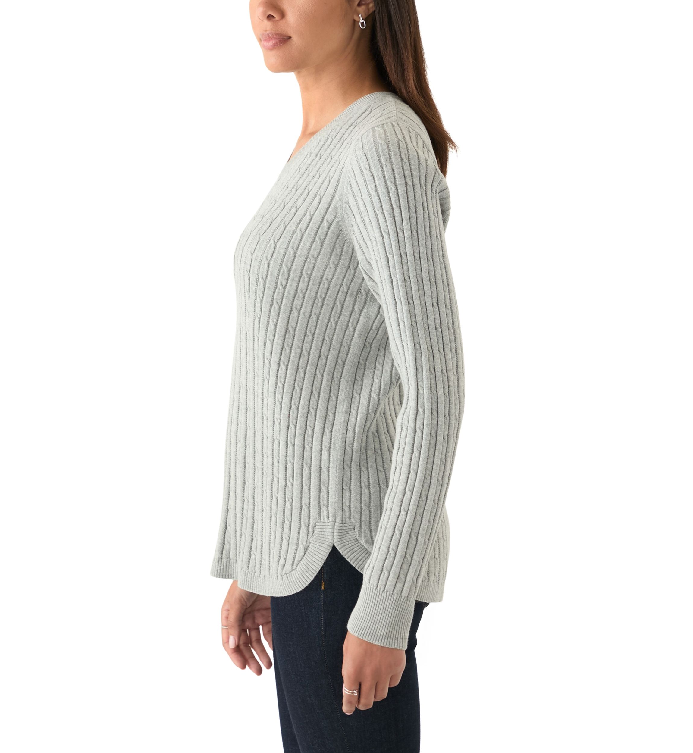Womens Cable Knit Sweater