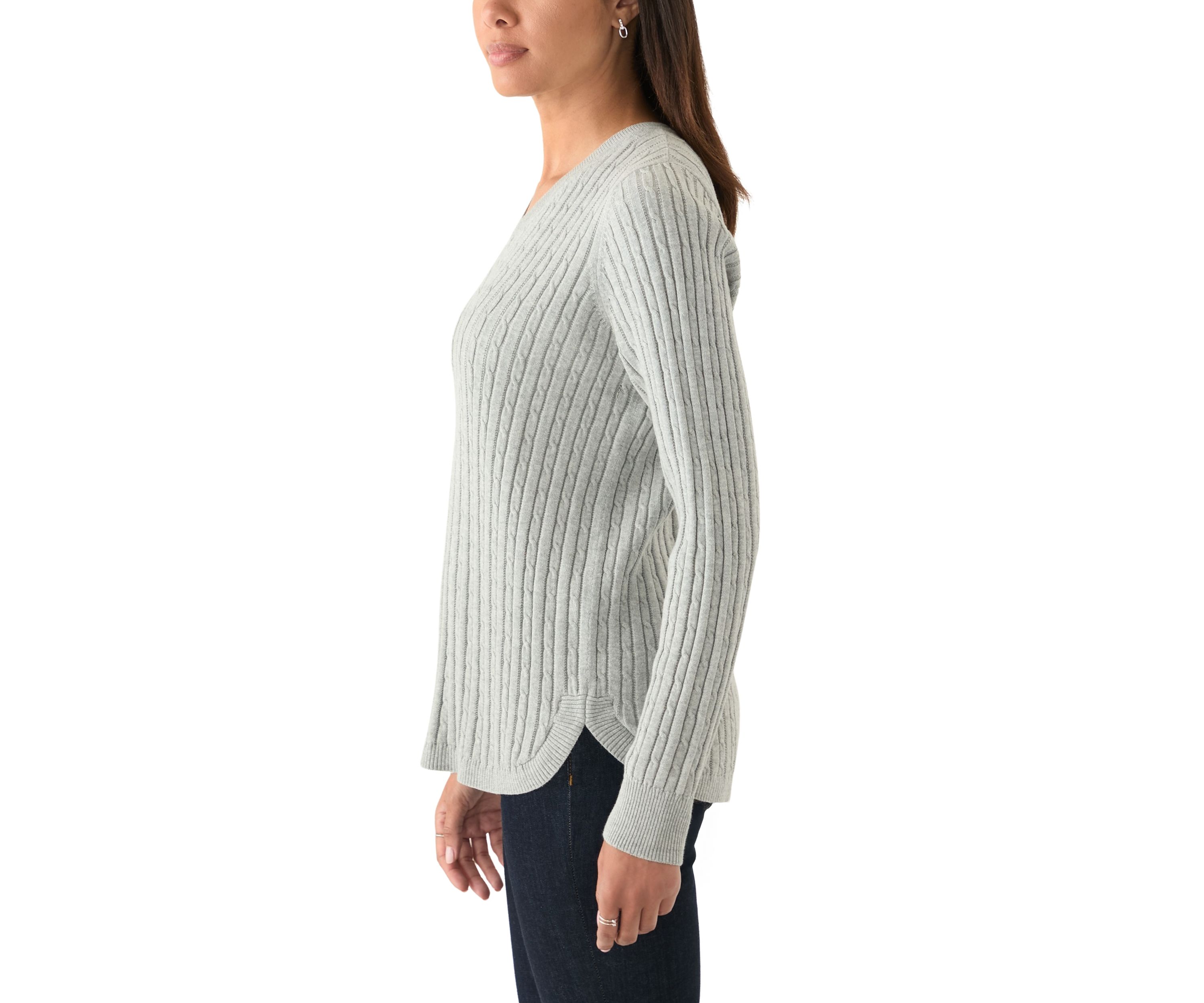 Womens Cable Knit Sweater