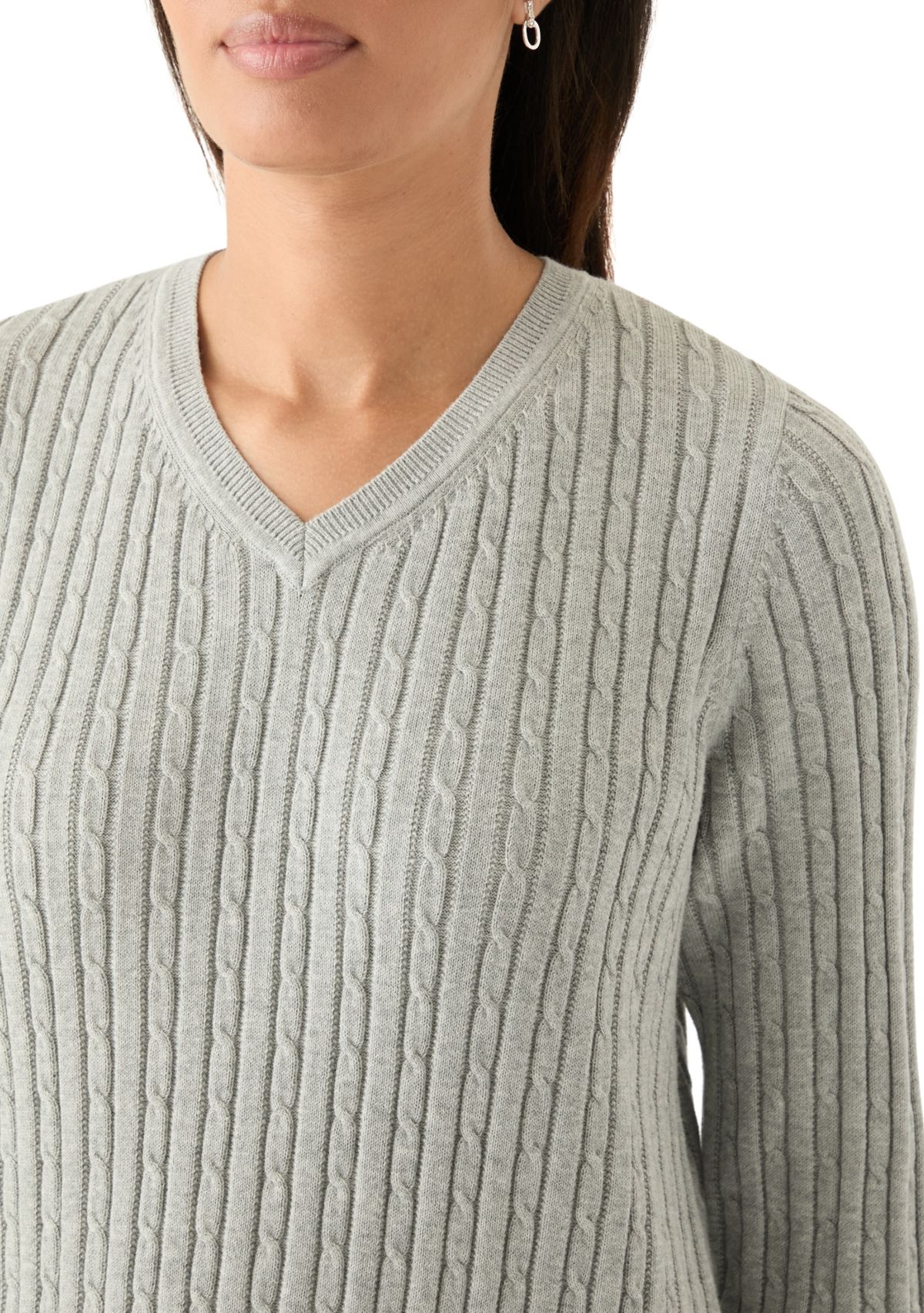 Womens Cable Knit Sweater