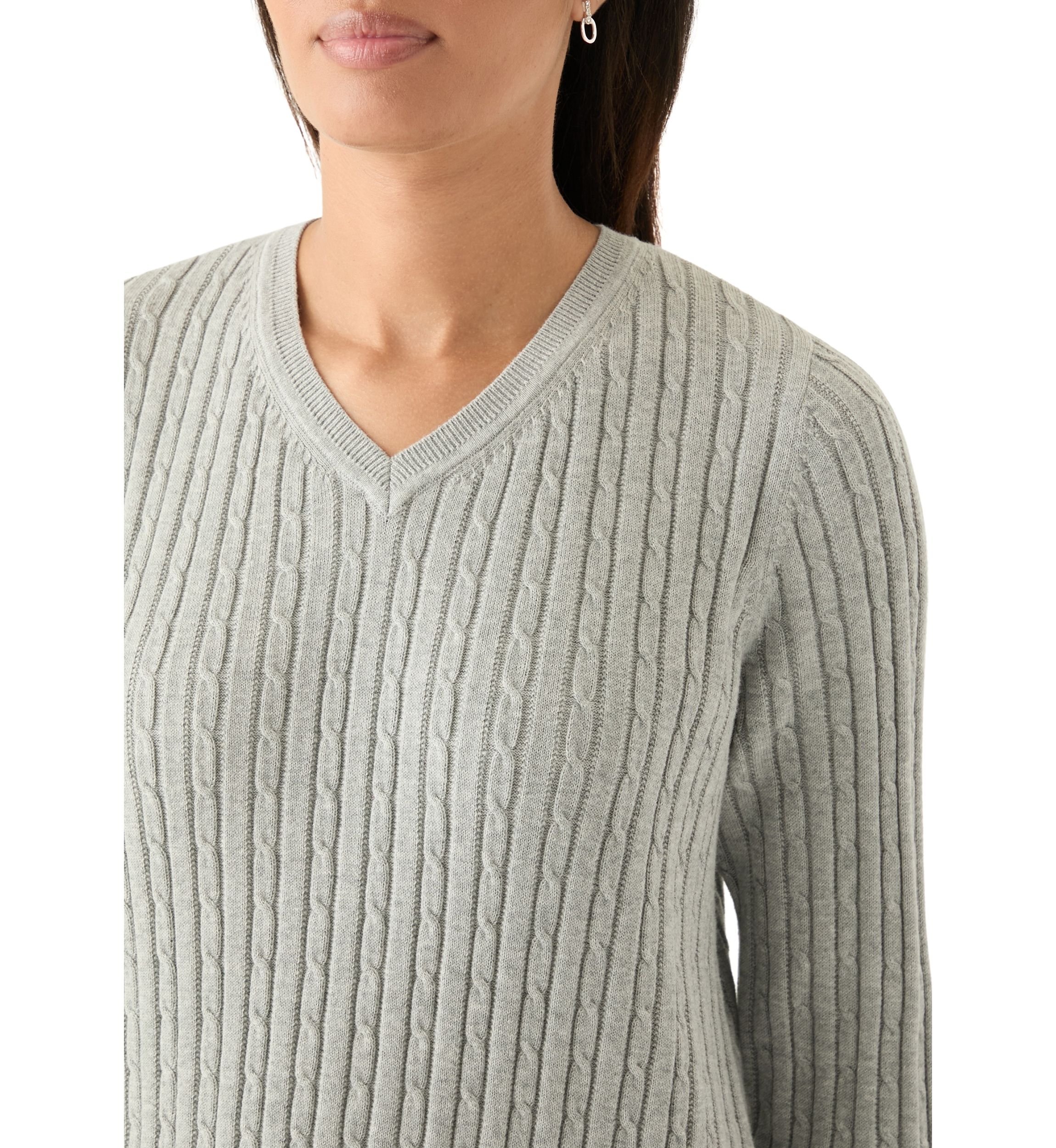 Womens Cable Knit Sweater