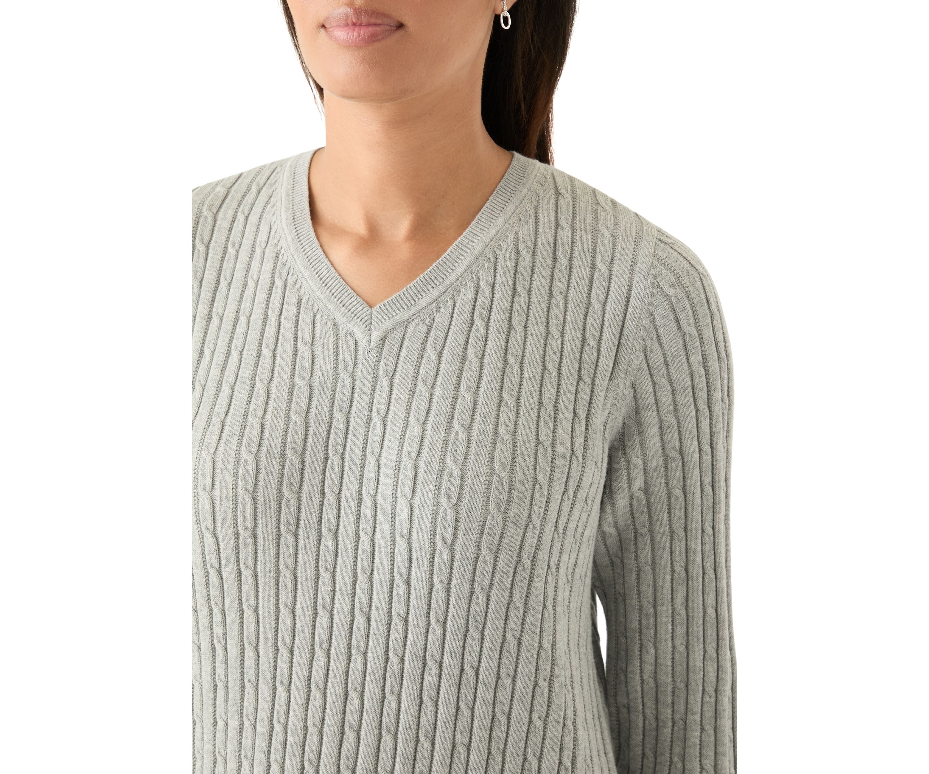 Womens Cable Knit Sweater