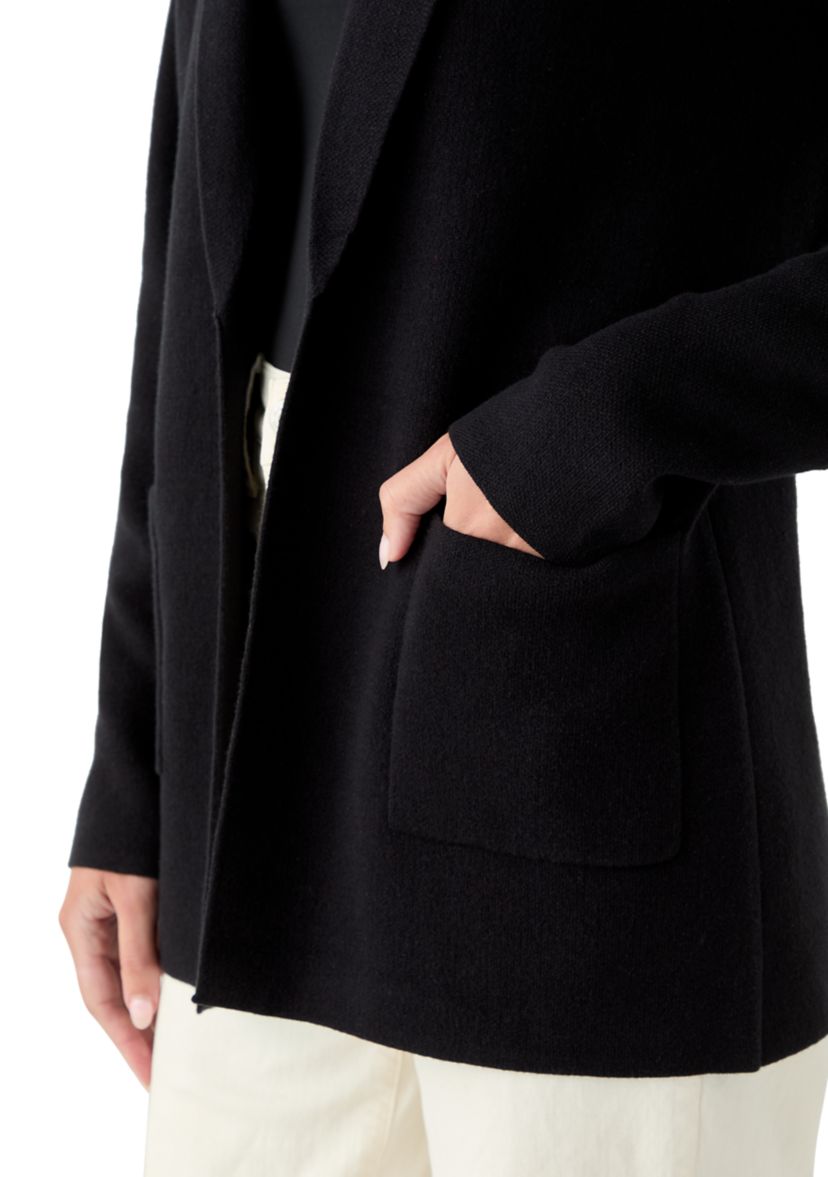 Womens Open Front Sweater Blazer