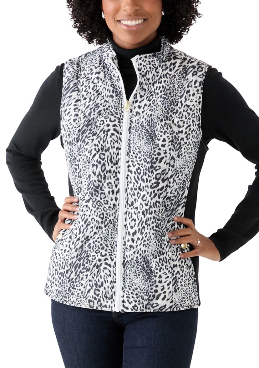 Womens Side Rib Printed Vest