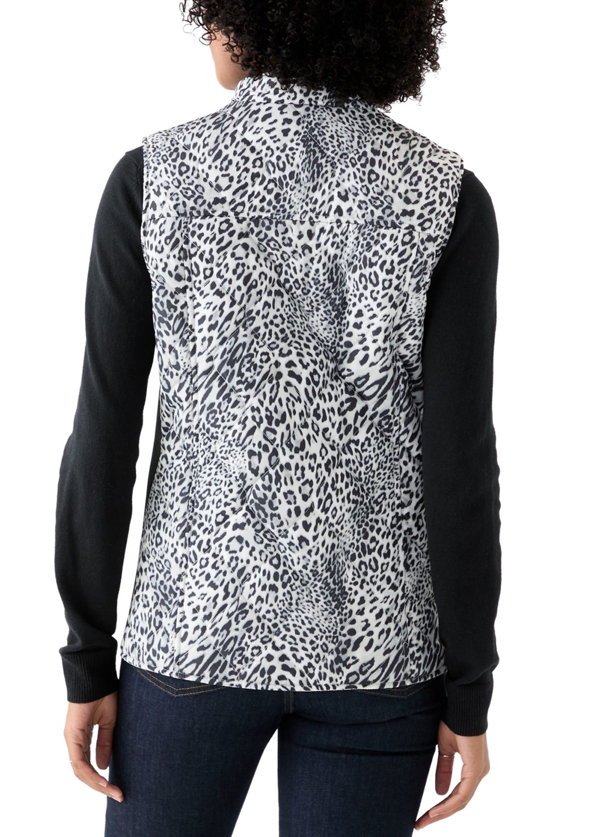 Womens Side Rib Printed Vest