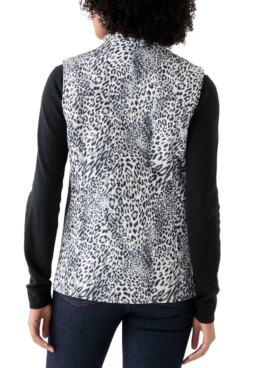 Womens Side Rib Printed Vest