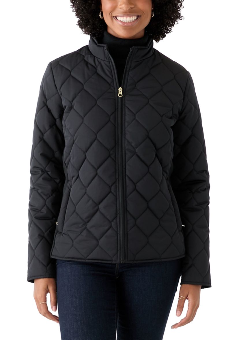 Womens Side Rib Puff Jacket