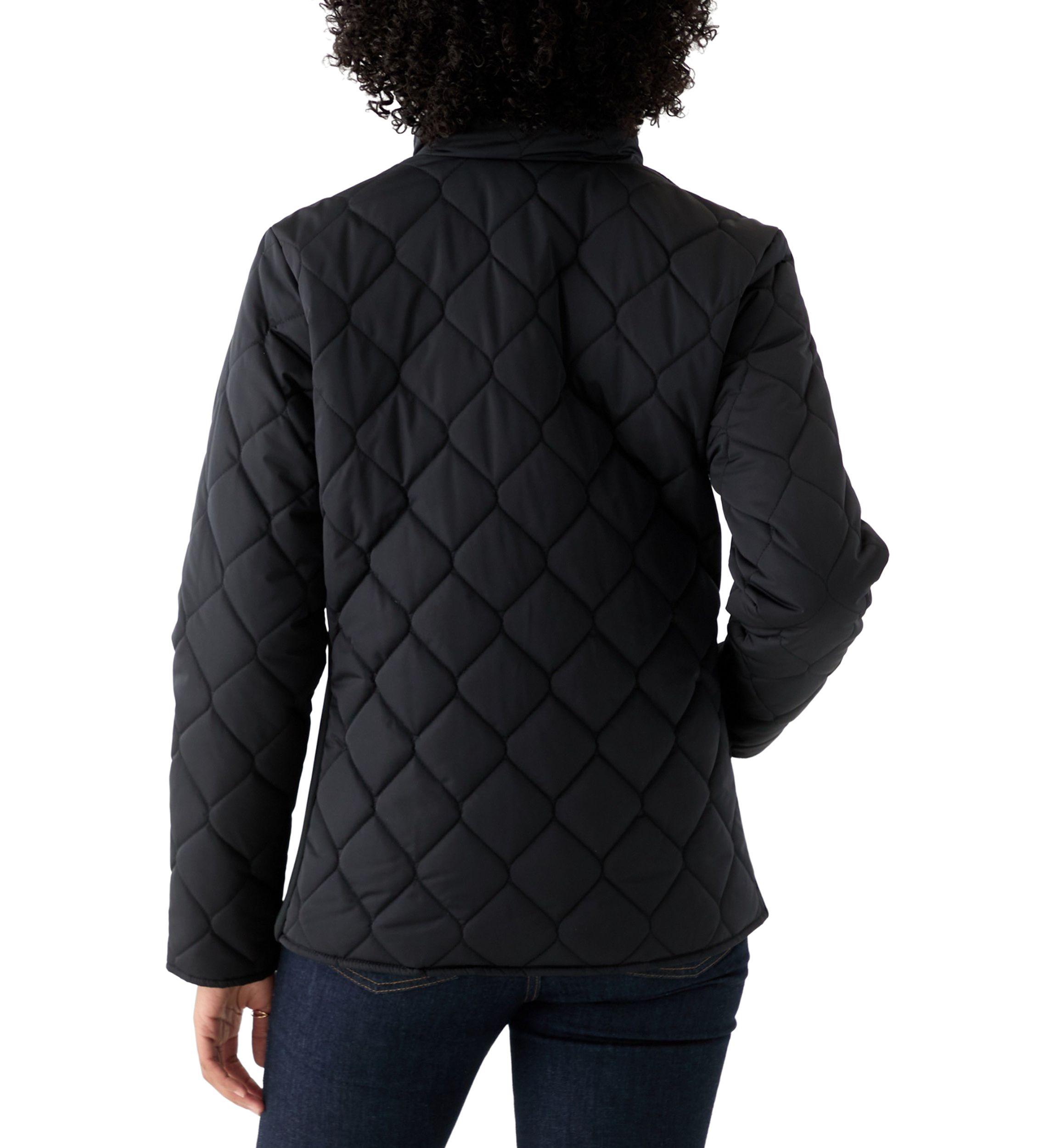 Womens Side Rib Puff Jacket