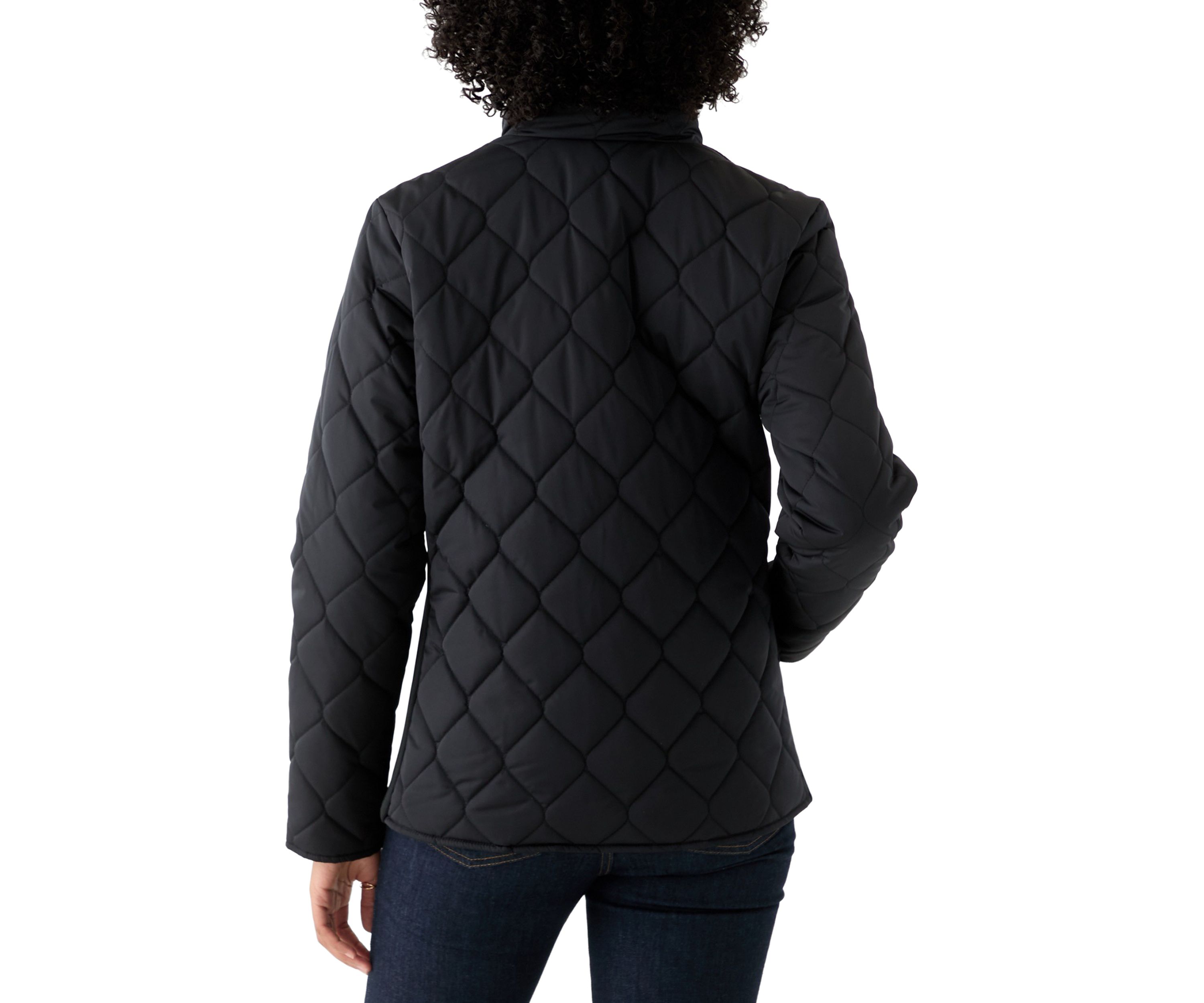 Womens Side Rib Puff Jacket