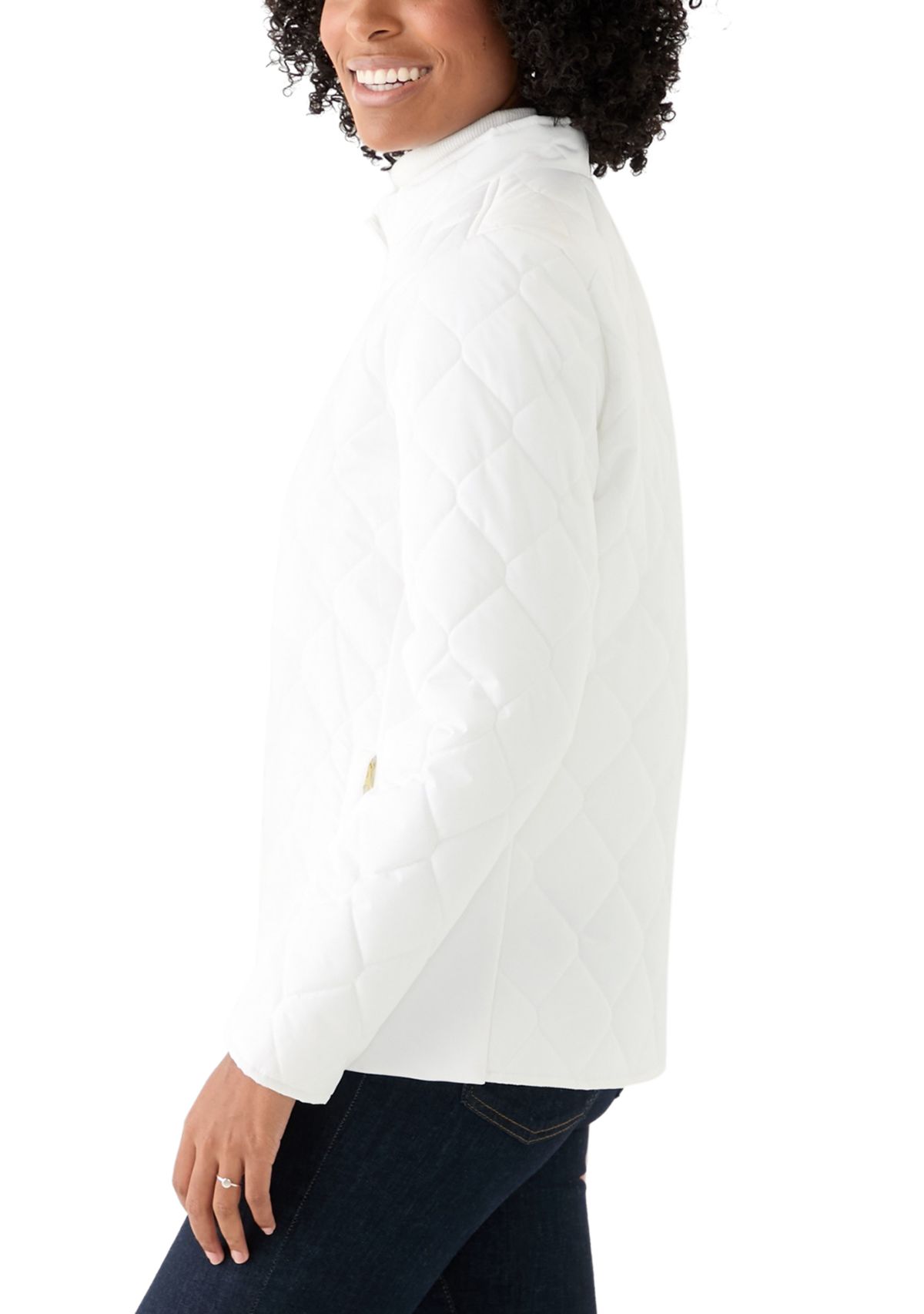 Womens Side Rib Puff Jacket