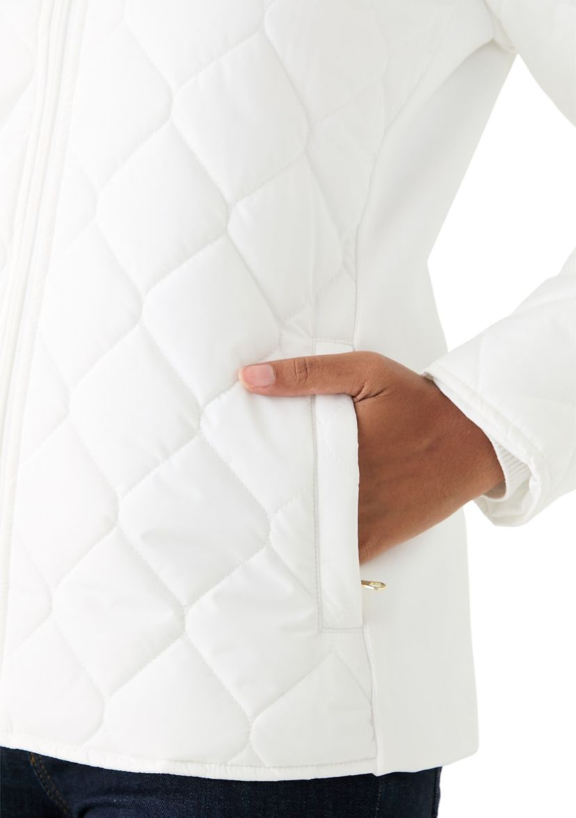 Womens Side Rib Puff Jacket