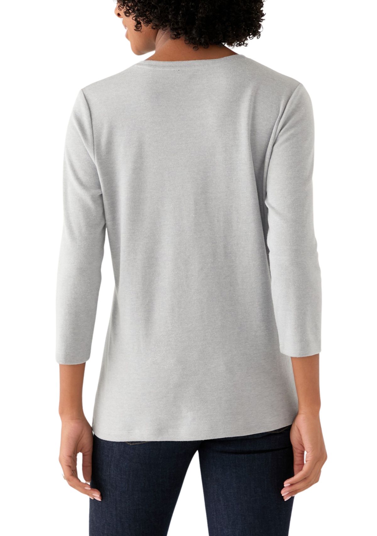 Womens Snowflake Graphic Shirt