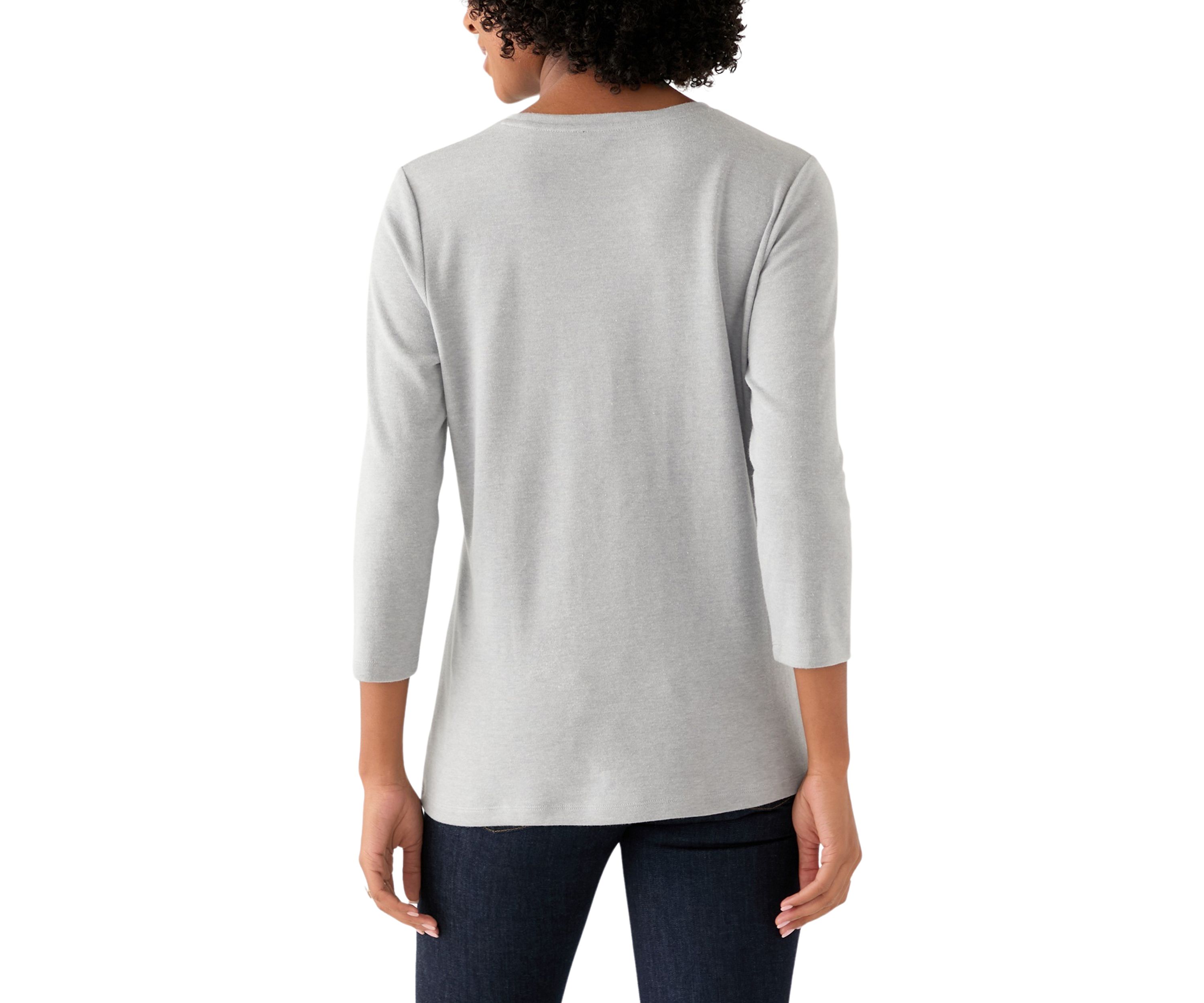 Womens Snowflake Graphic Shirt