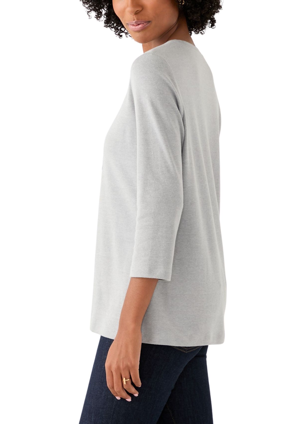 Womens Snowflake Graphic Shirt