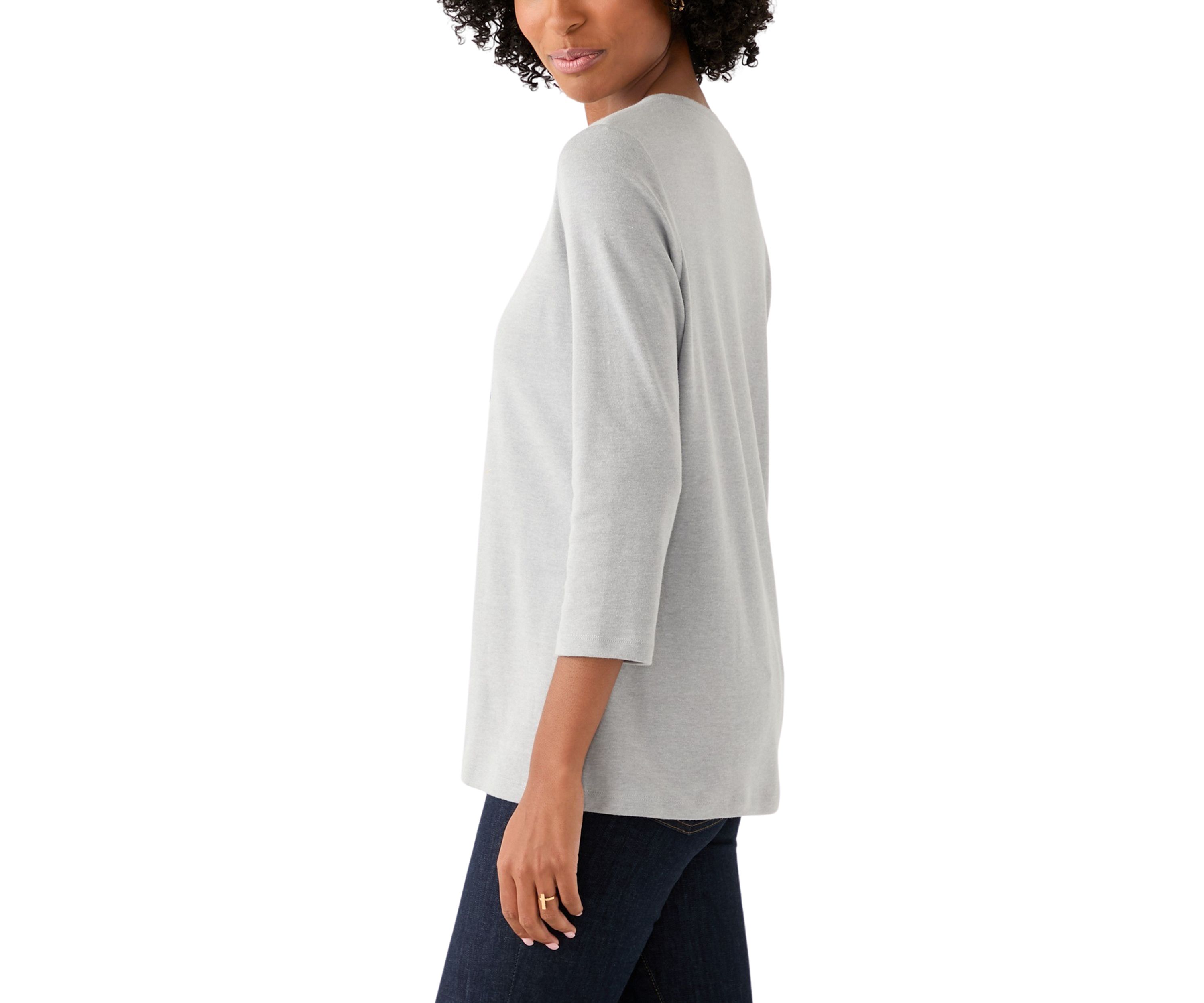Womens Snowflake Graphic Shirt