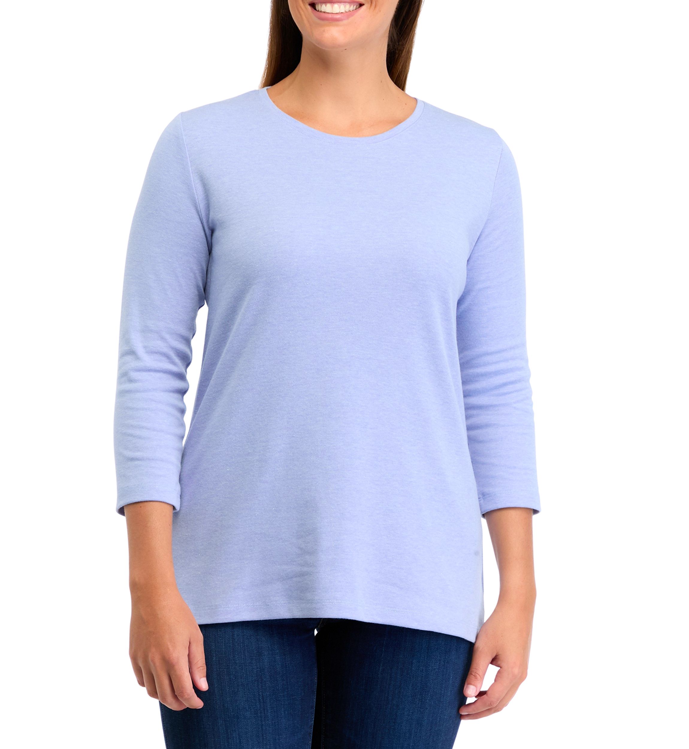 Womens 3/4 Sleeve Heather T-Shirt