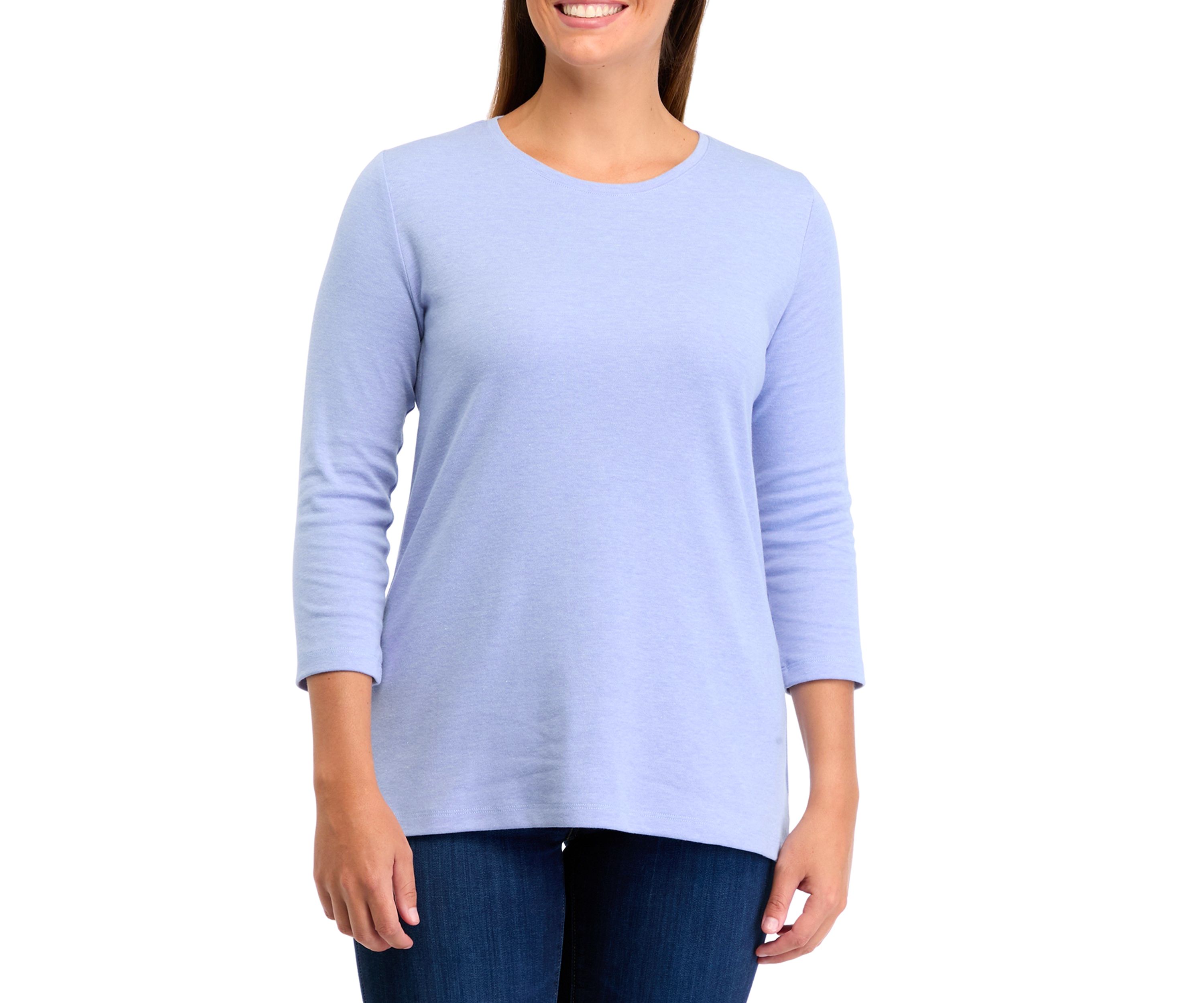 Womens 3/4 Sleeve Heather T-Shirt