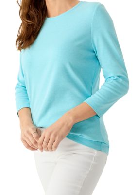 Kim Rogers® Women's 3/4 Sleeve Heather T-Shirt