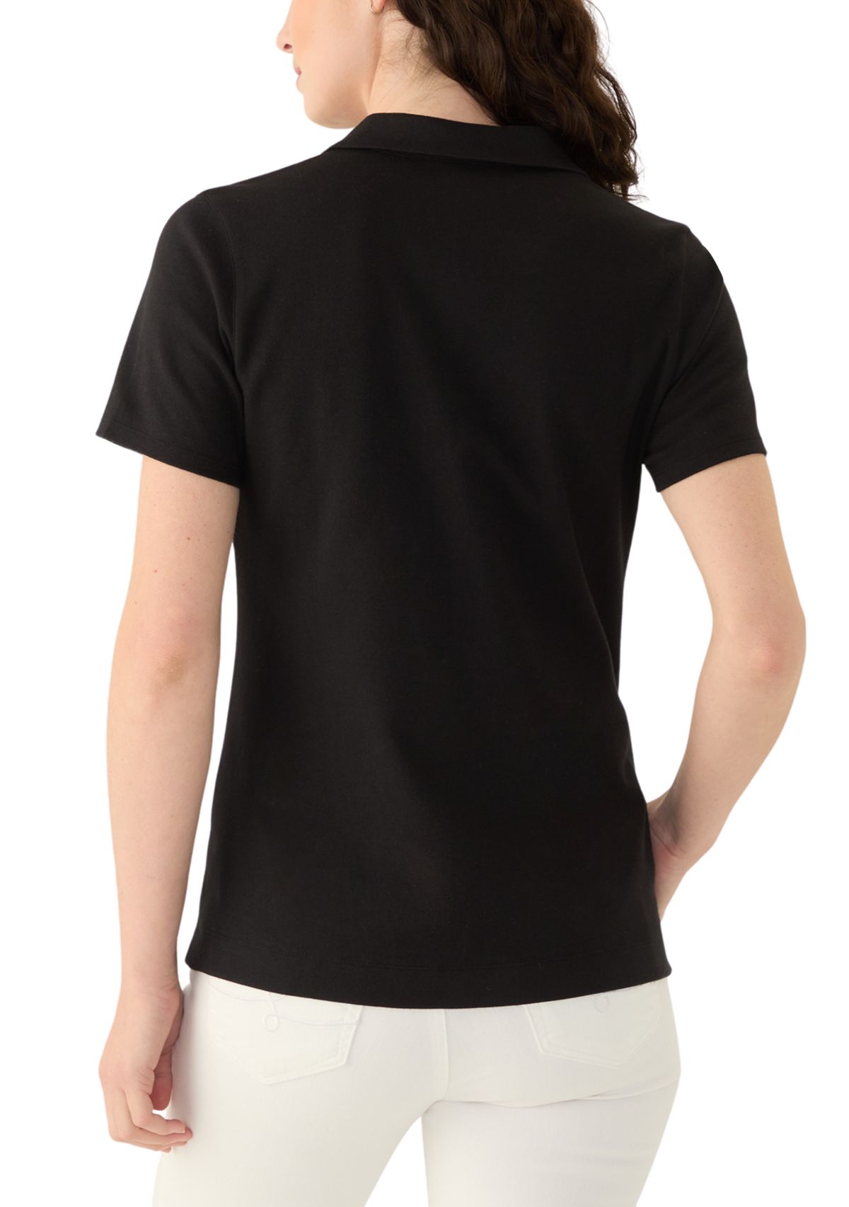 Womens Short Sleeve Polo Shirt 