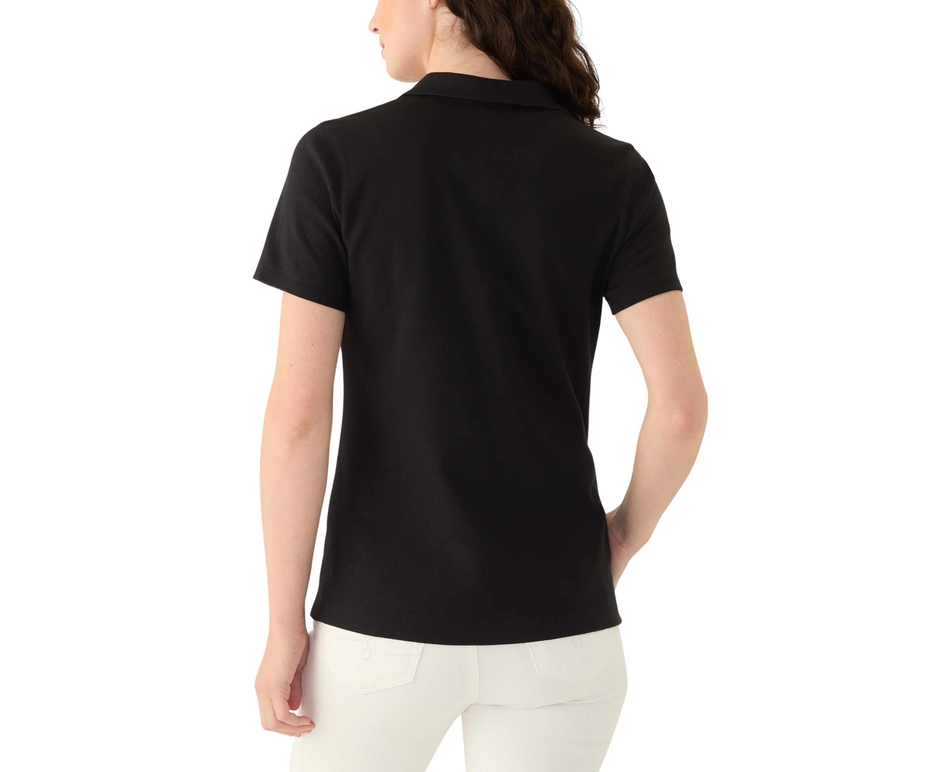 Womens Short Sleeve Polo Shirt 