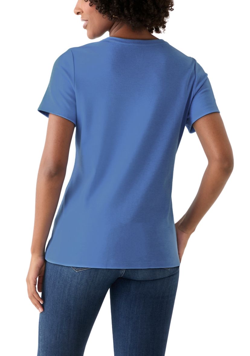 Womens Solid T-Shirt