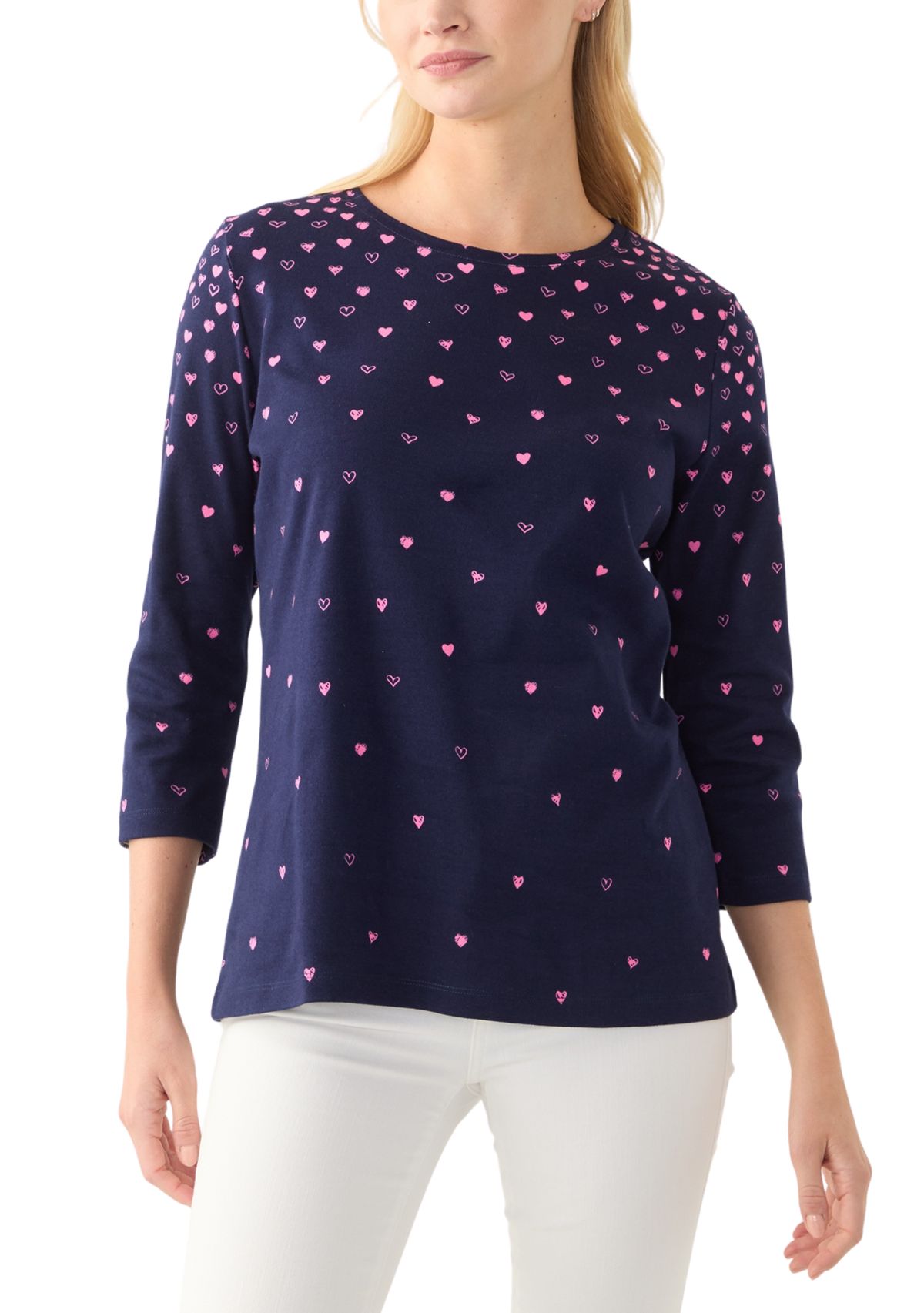 Womens Placement Printed Top