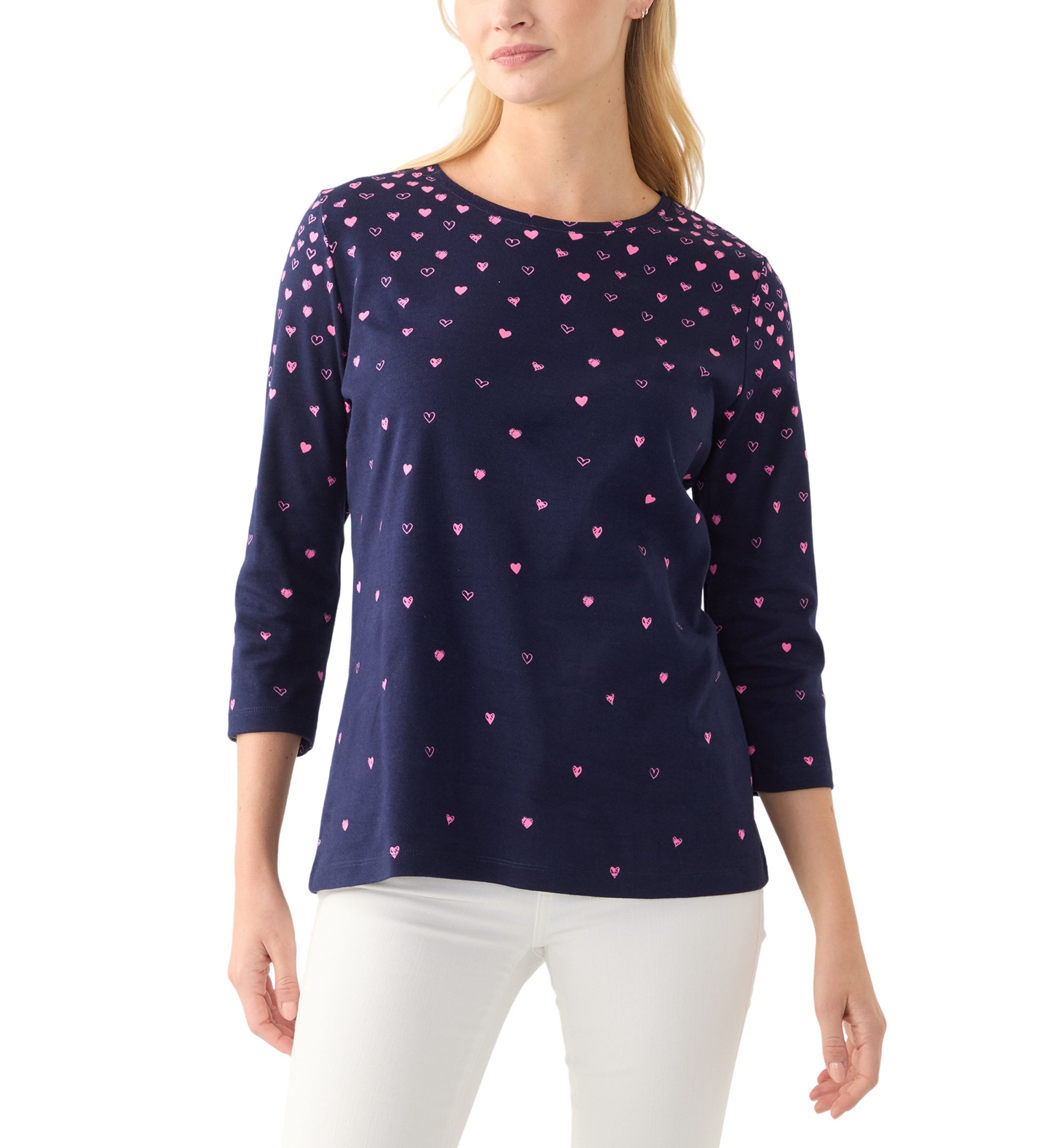 Womens Placement Printed Top