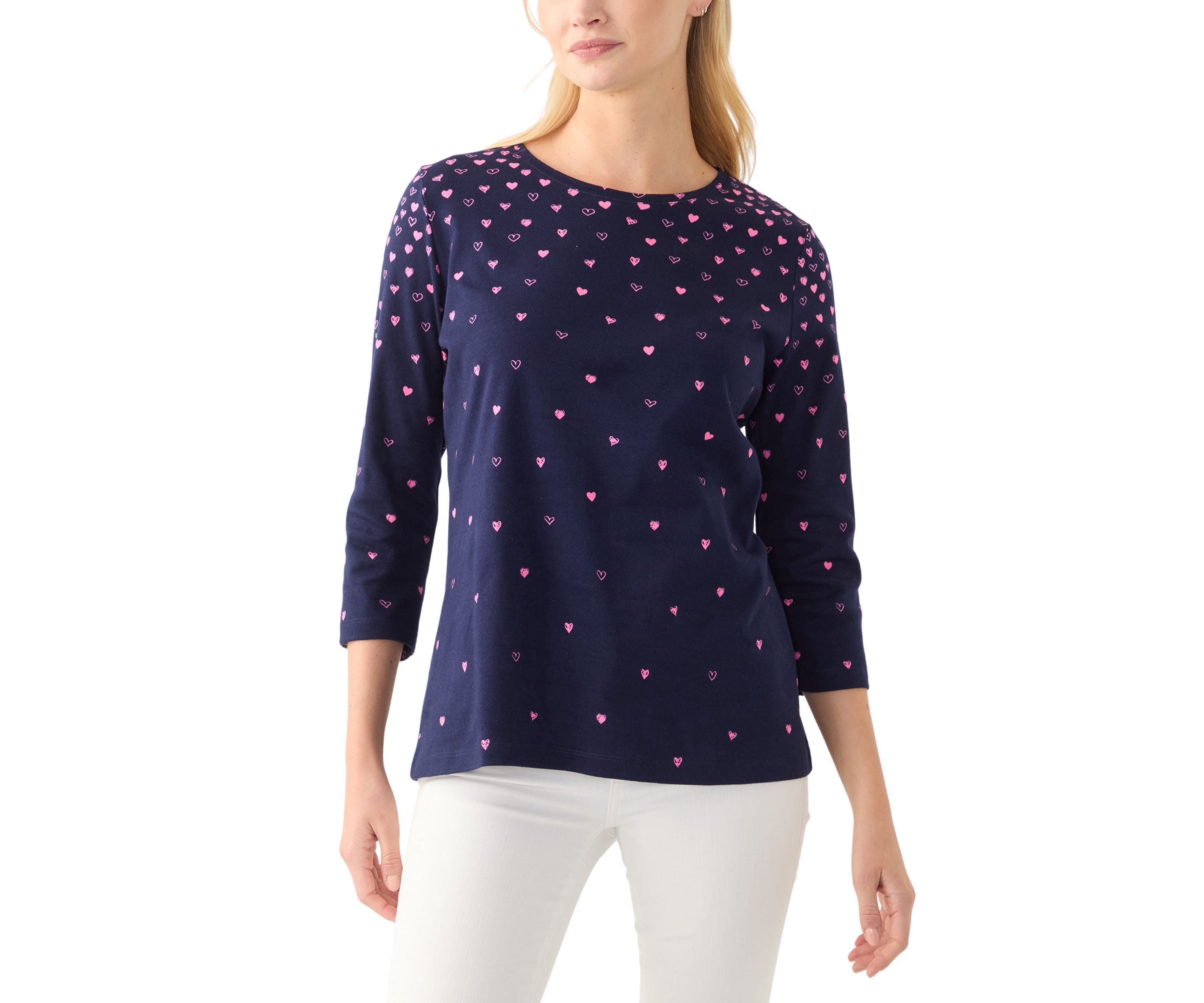 Womens Placement Printed Top