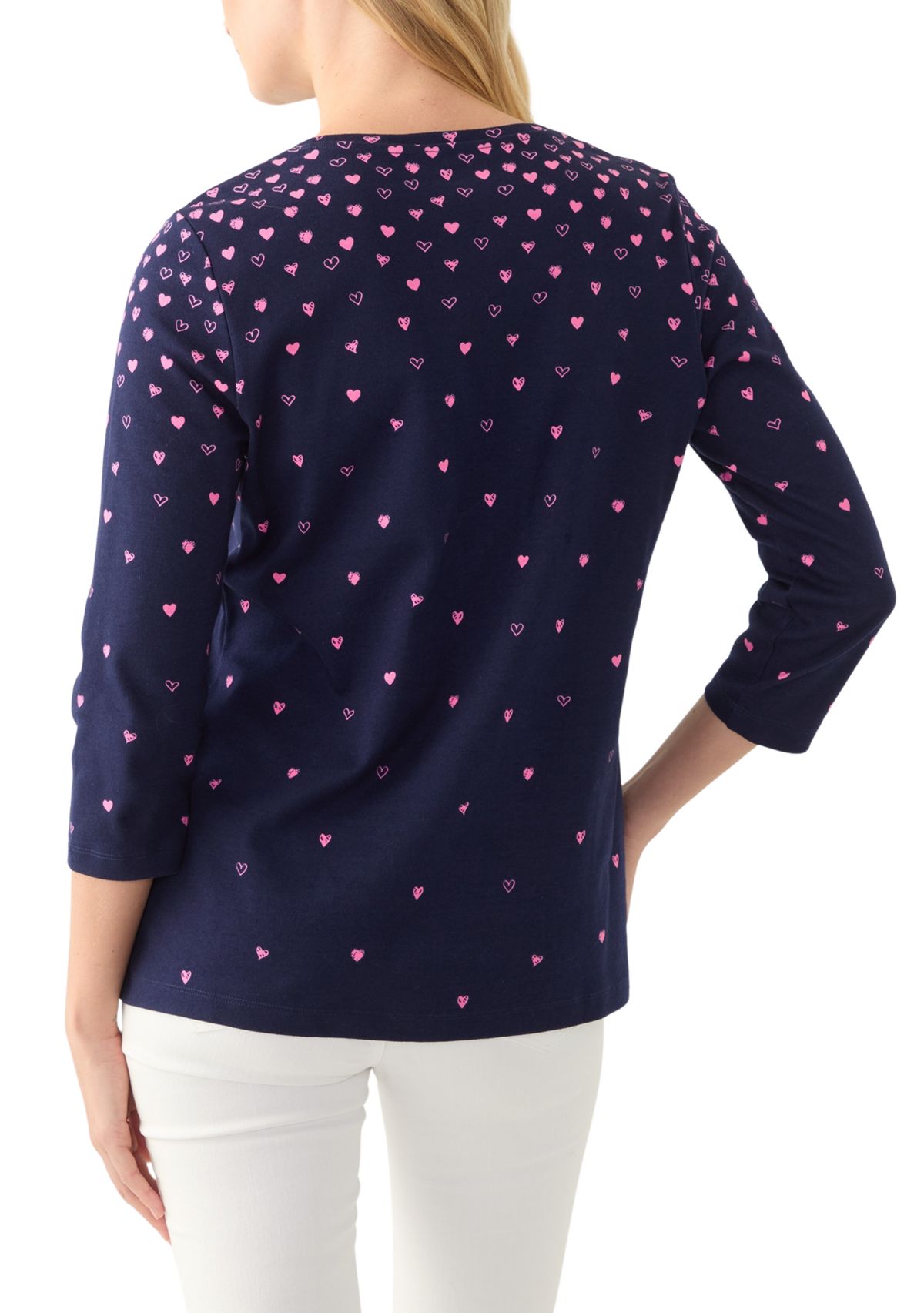 Womens Placement Printed Top