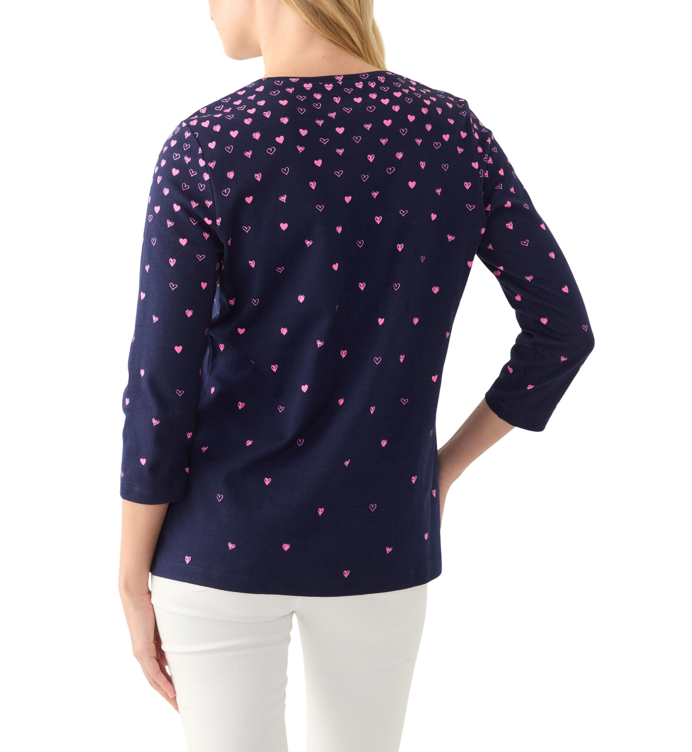 Womens Placement Printed Top