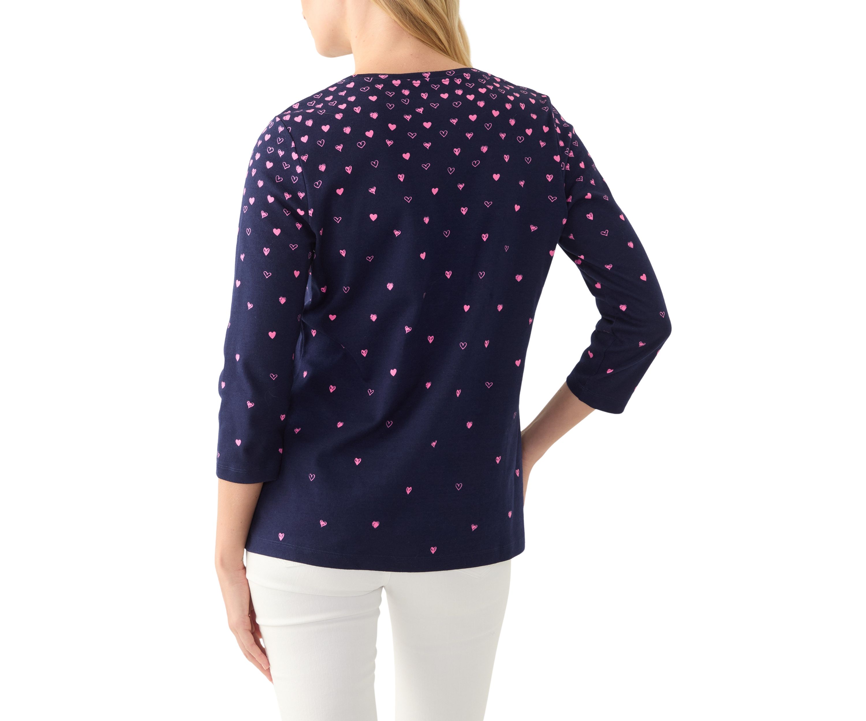 Womens Placement Printed Top