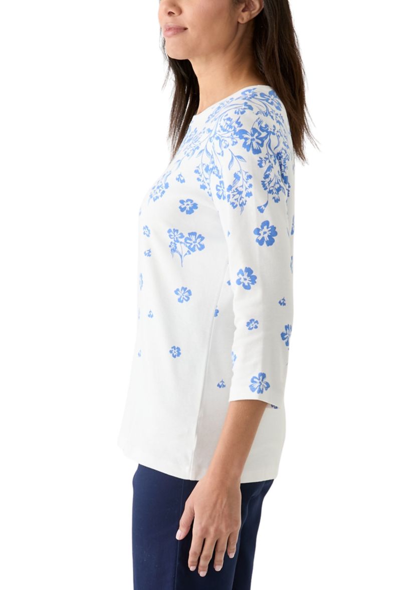 Womens Placement Printed Top
