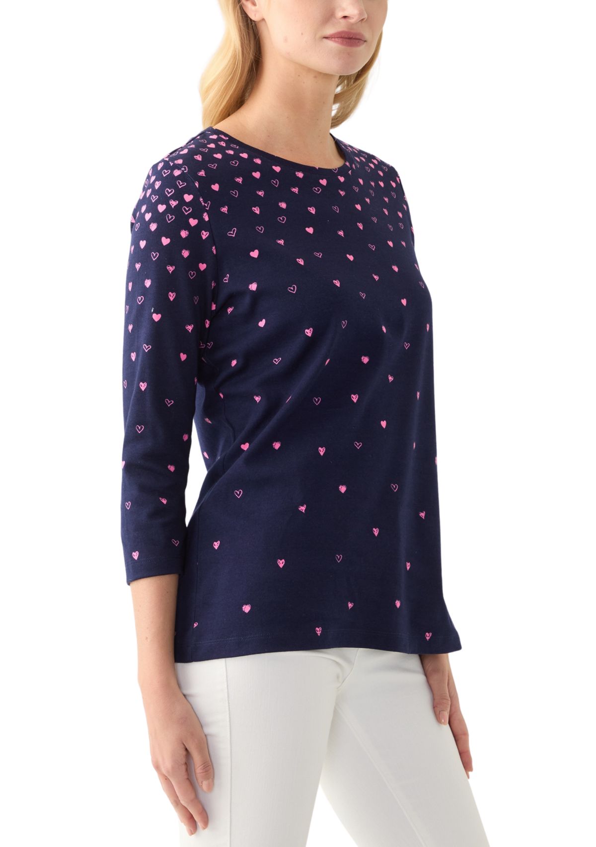 Womens Placement Printed Top