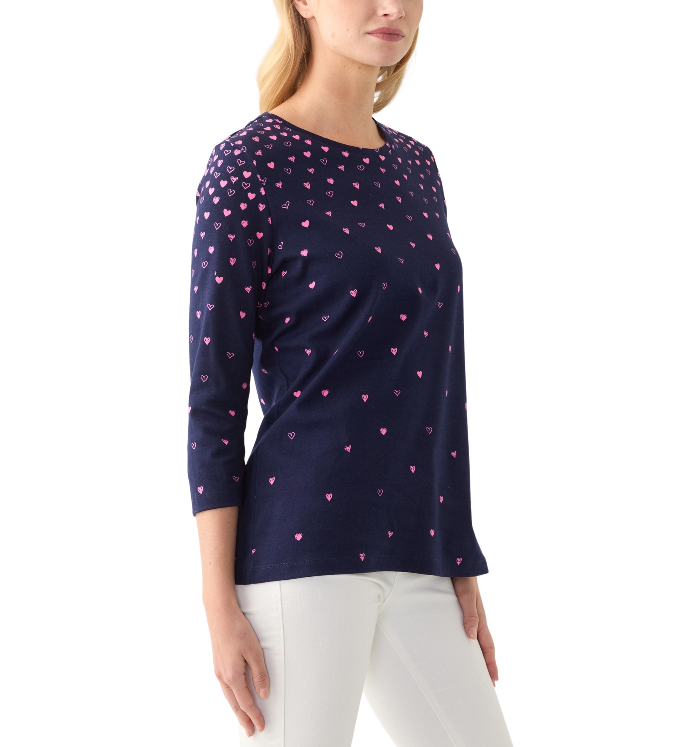 Womens Placement Printed Top