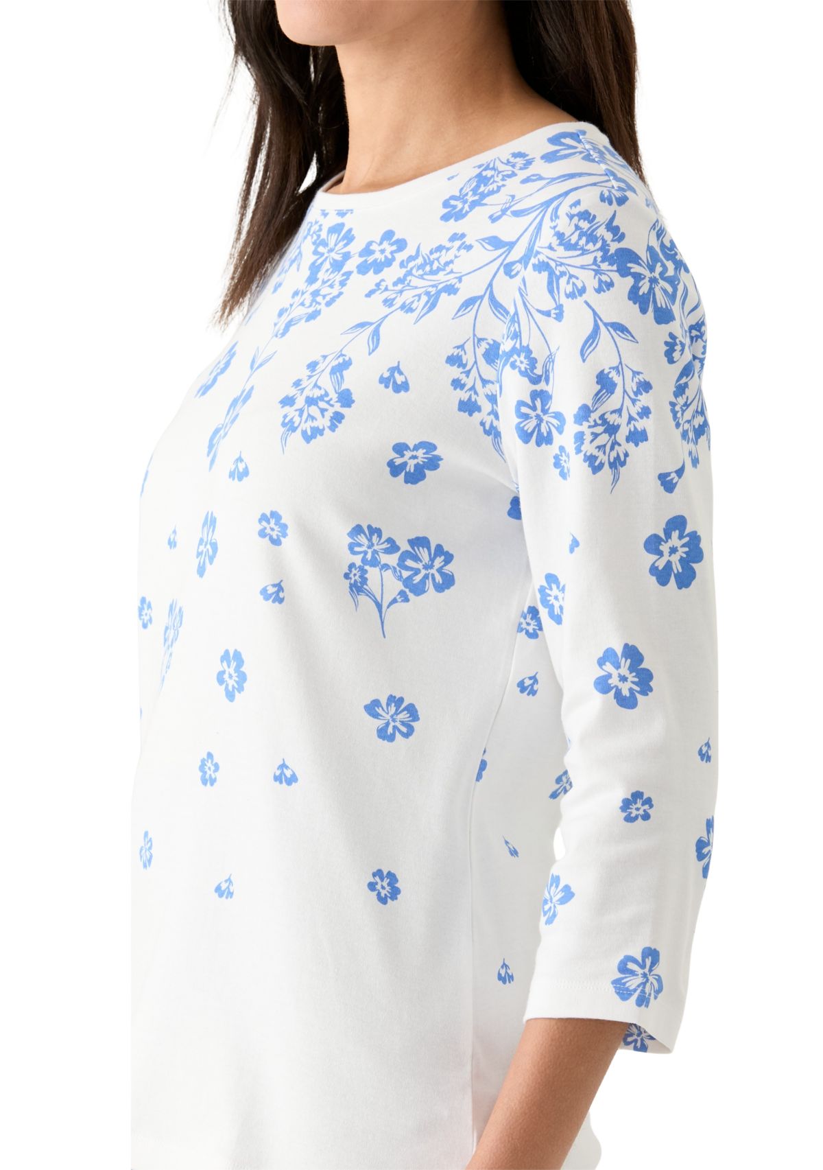 Womens Placement Printed Top