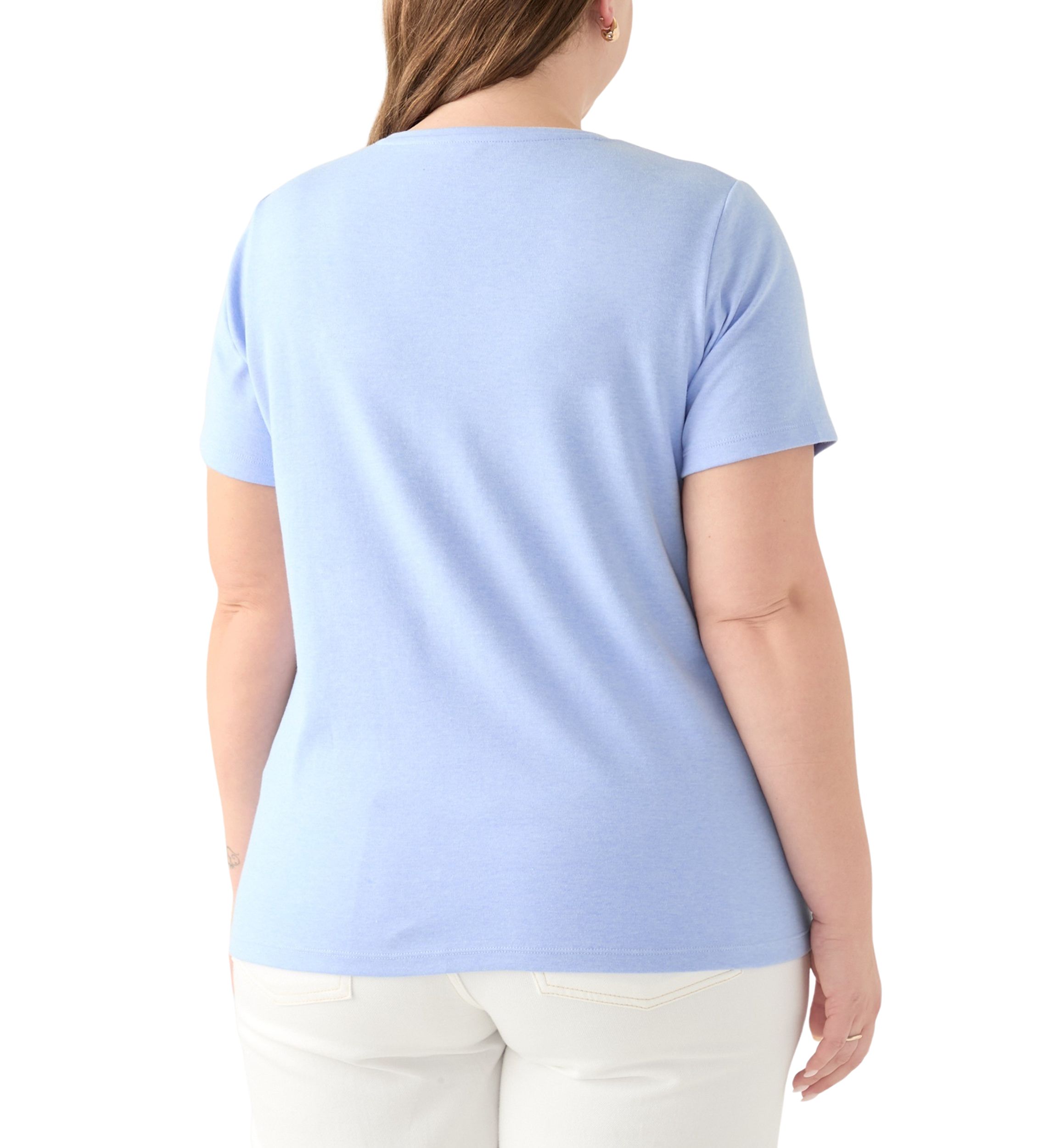 Womens Short Sleeve Crew Neck Graphic T-Shirt