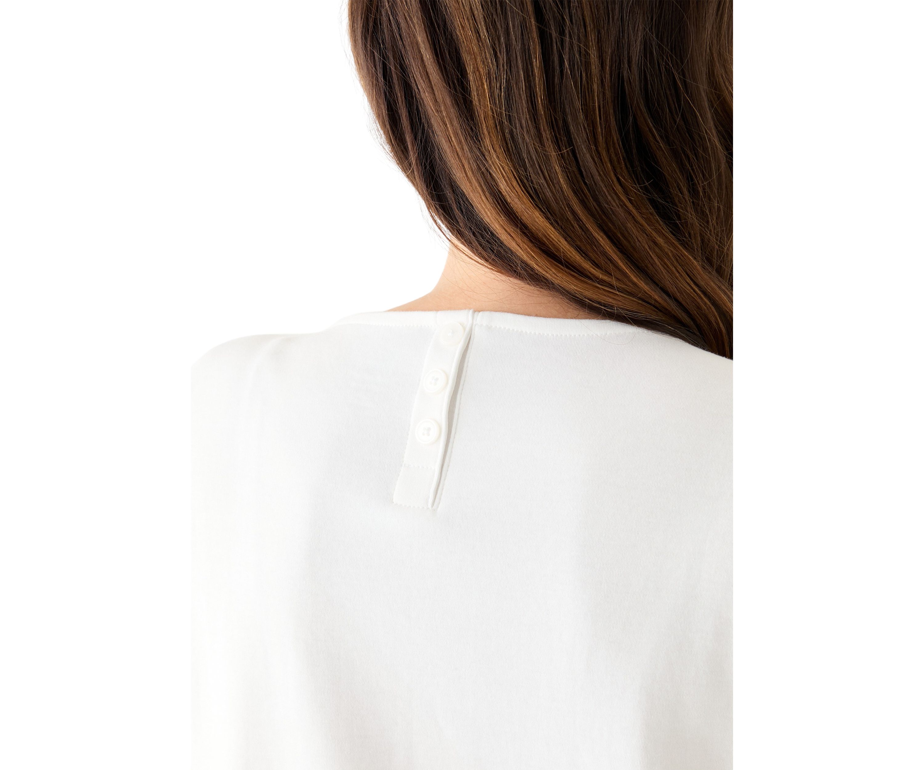 Womens Short Sleeve Drop Shoulder T-Shirt