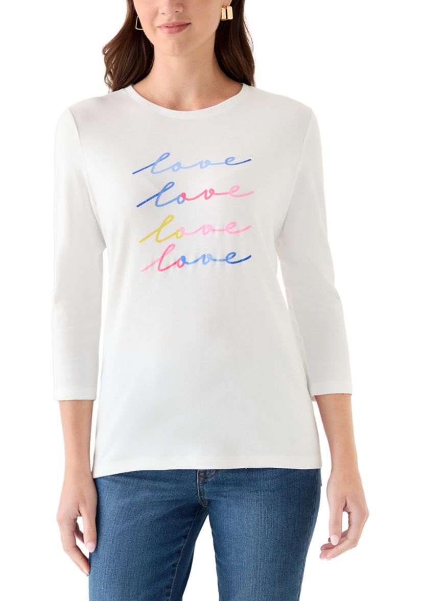 Womens Graphic Crew Neck T-Shirt