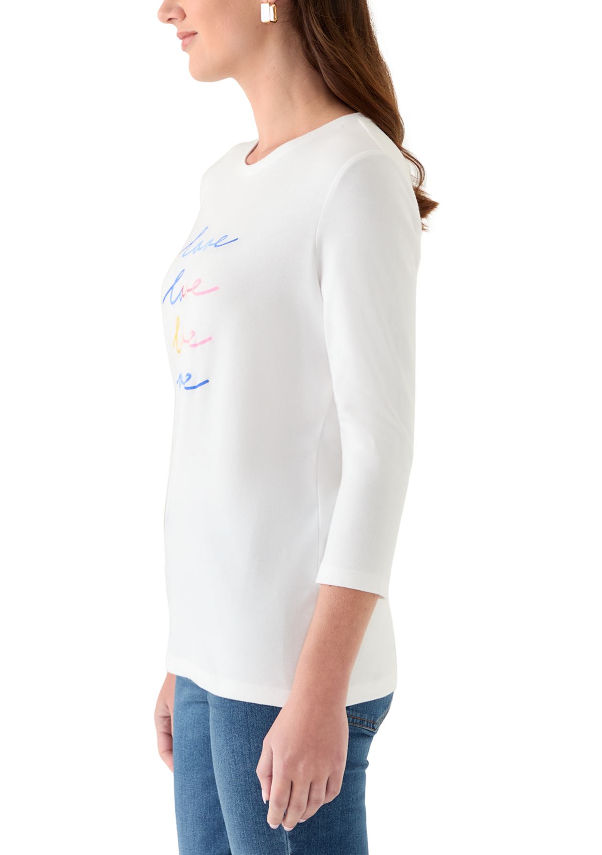 Womens Graphic Crew Neck T-Shirt