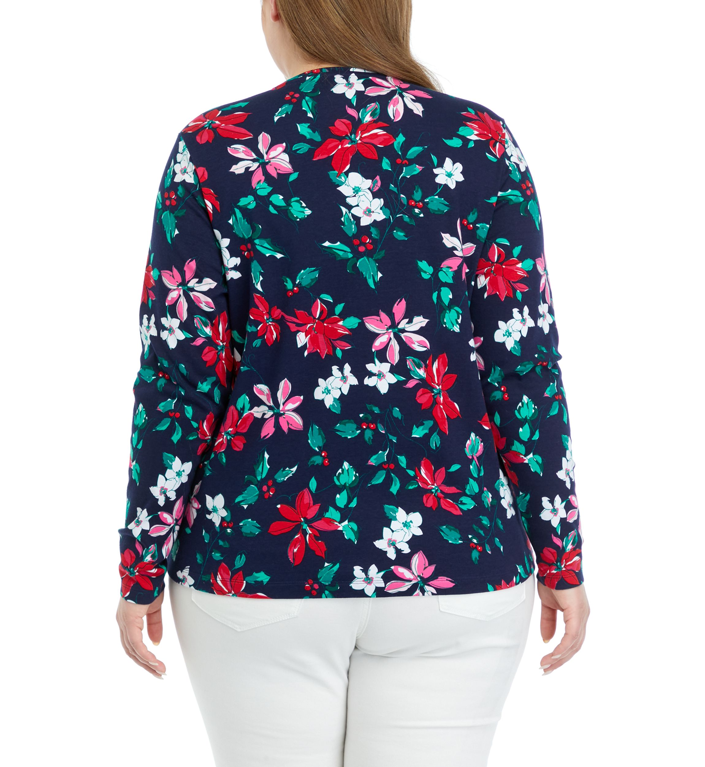 Plus Size Allover Printed T-Shirt