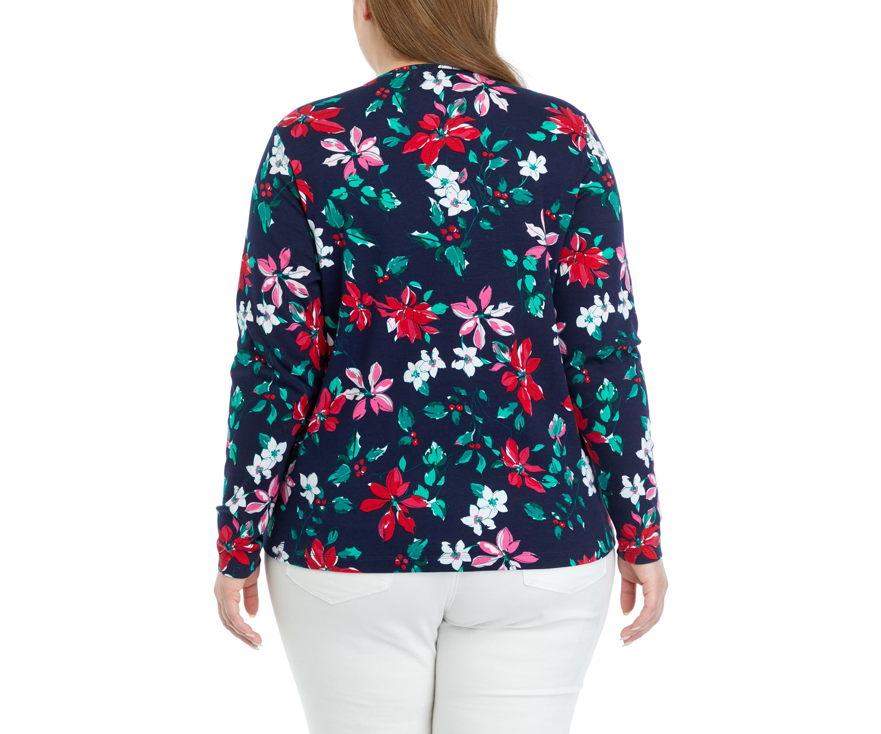Plus Size Allover Printed T-Shirt