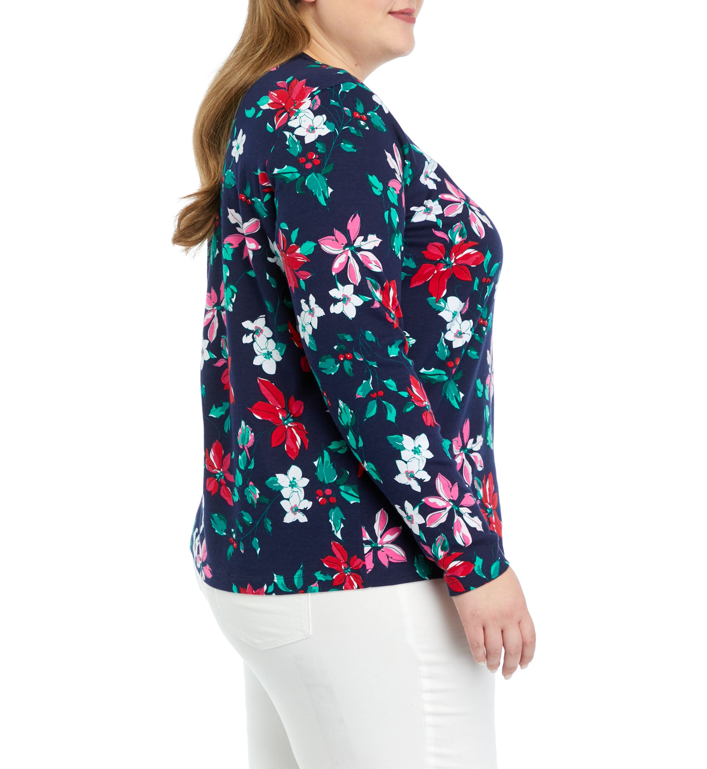 Plus Size Allover Printed T-Shirt
