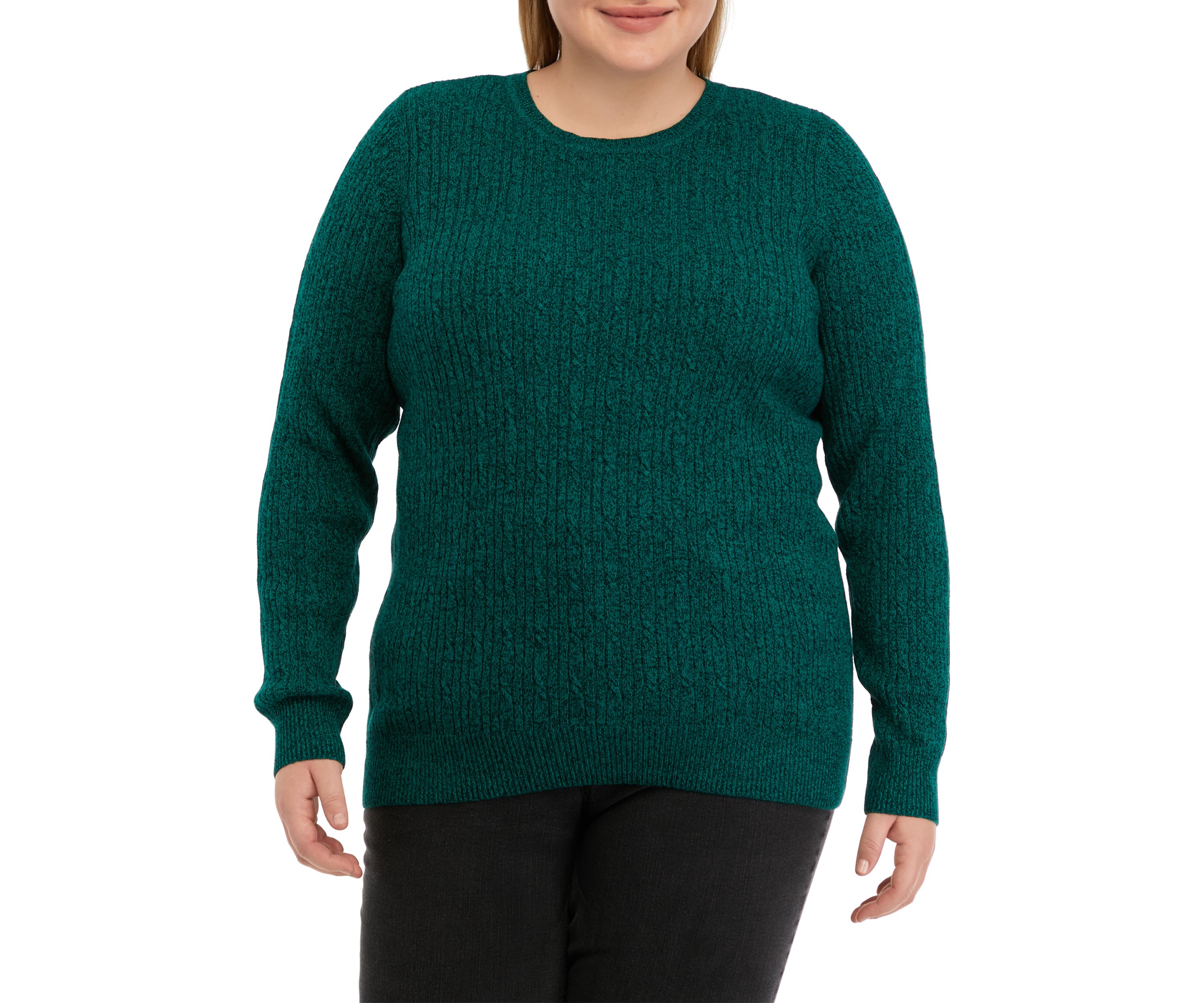 Plus Size Cable Knit Sweater