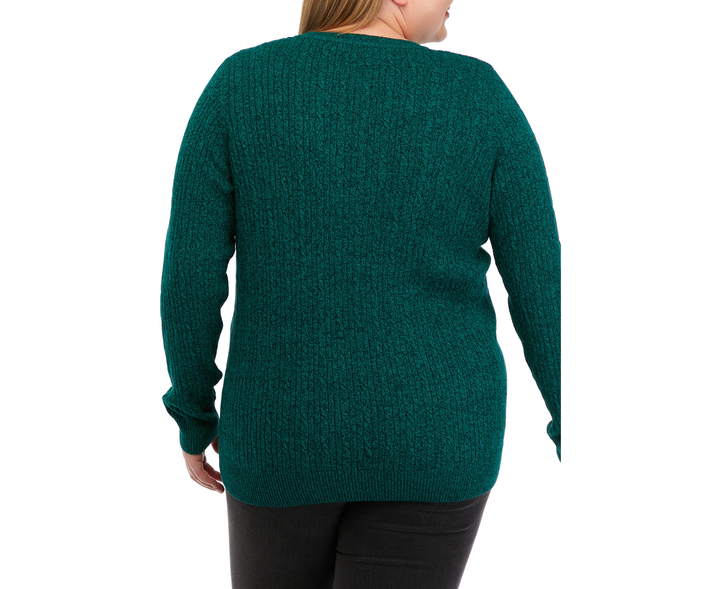 Plus Size Cable Knit Sweater