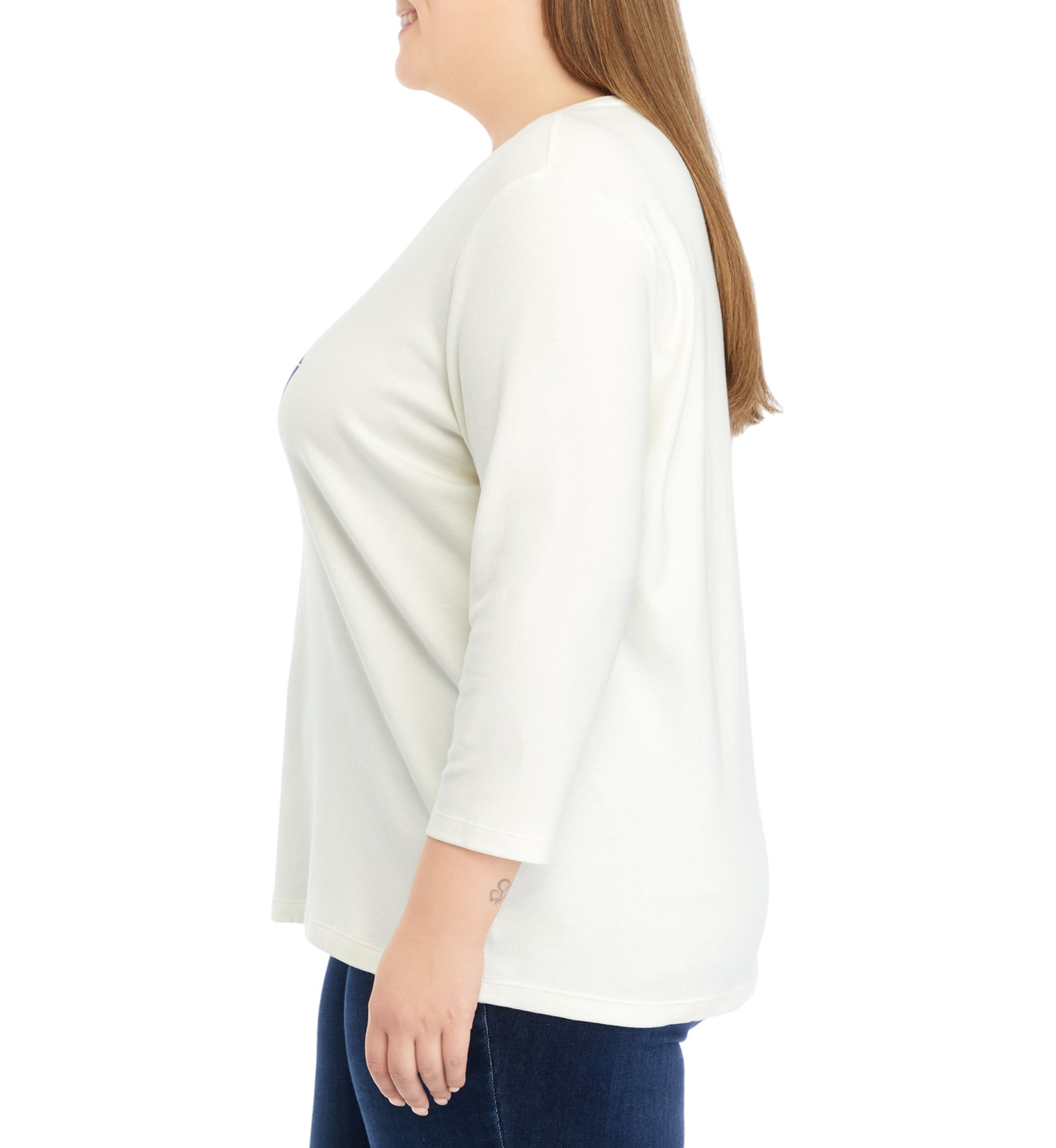Plus Size Happy Holidays Graphic Top