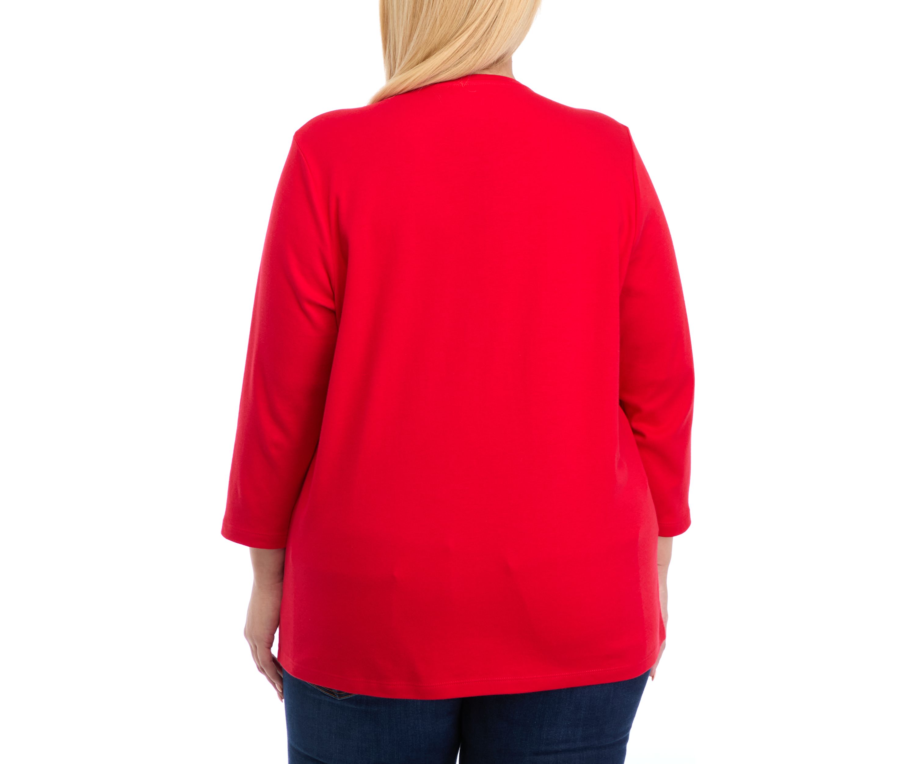 Plus Size Solid Top