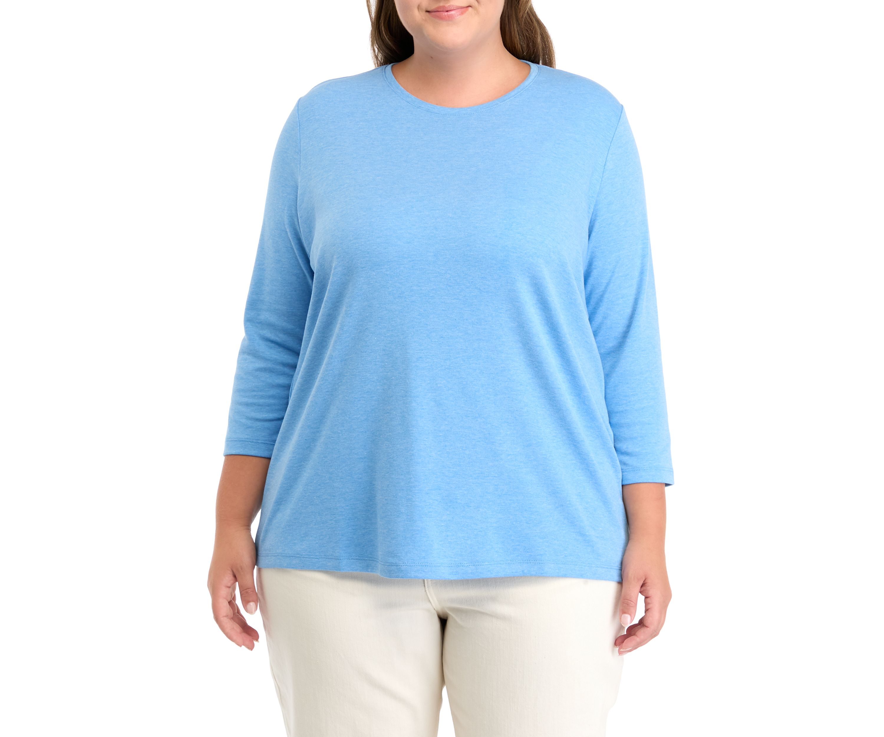Plus Size Heather Knit Top