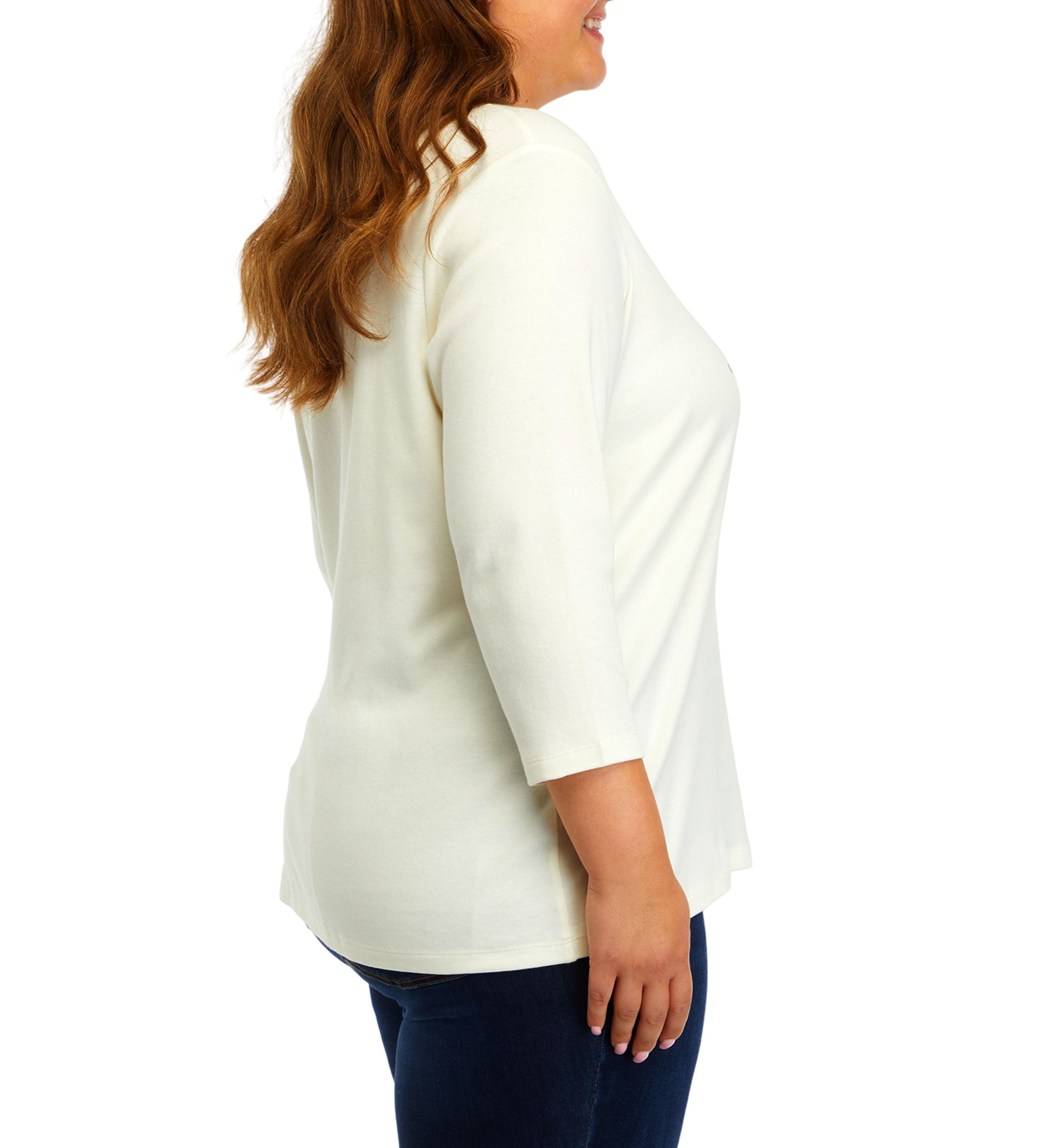 Plus Size Holiday Graphic T-Shirt 
