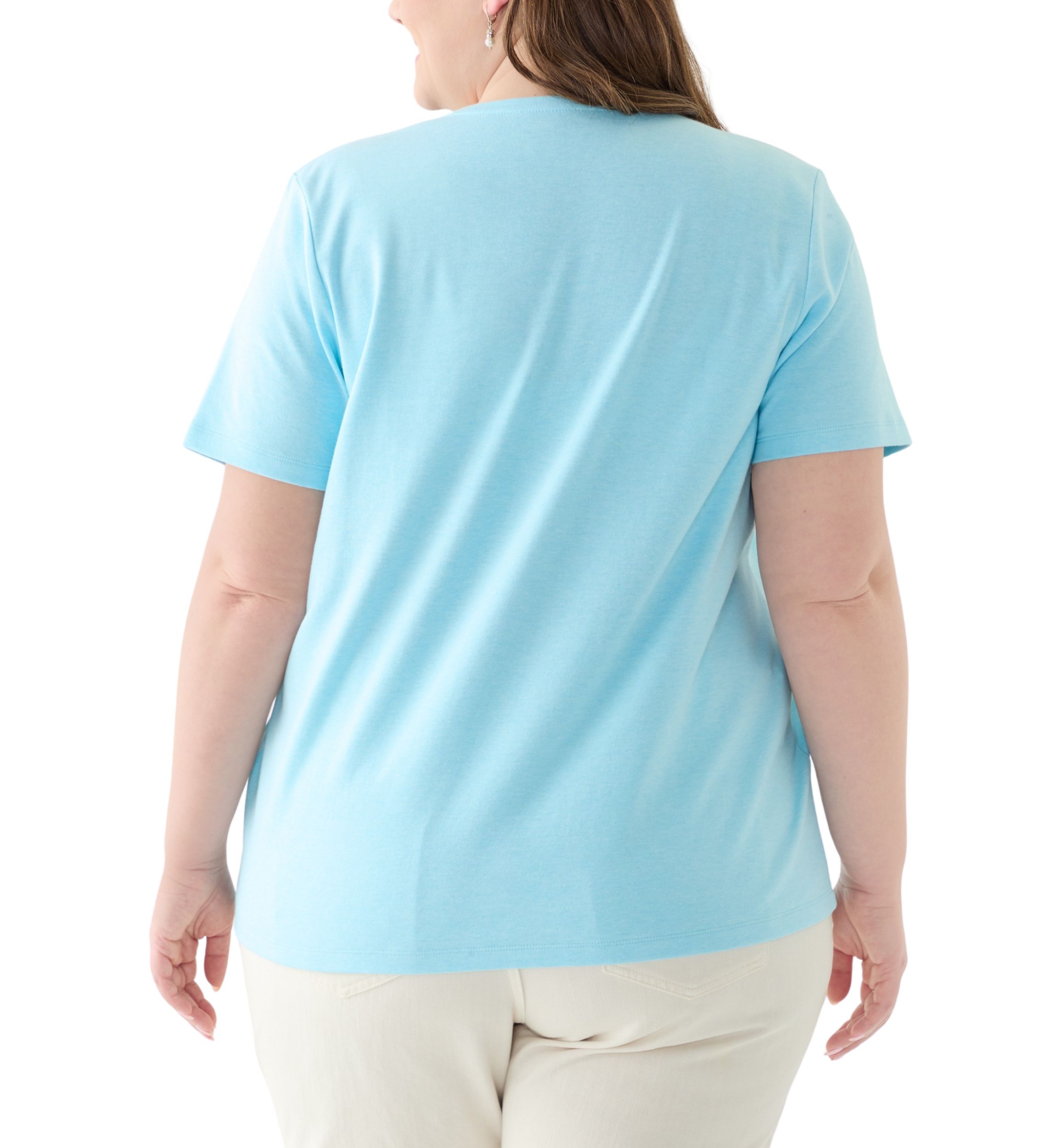 Plus Size Seashell Graphic T-Shirt 