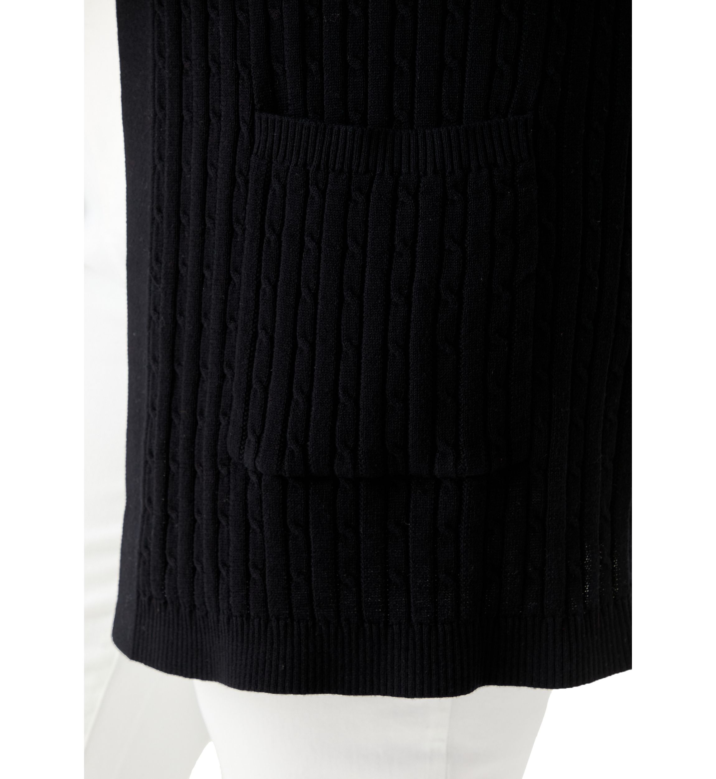 Plus Size Cable Knit Cardigan
